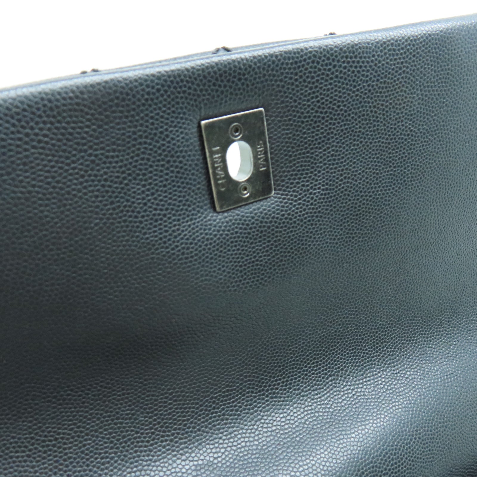 CHANEL 菱格牛皮皮革Coco Handle 2 Way Chain Shoulder链带肩背袋黑色