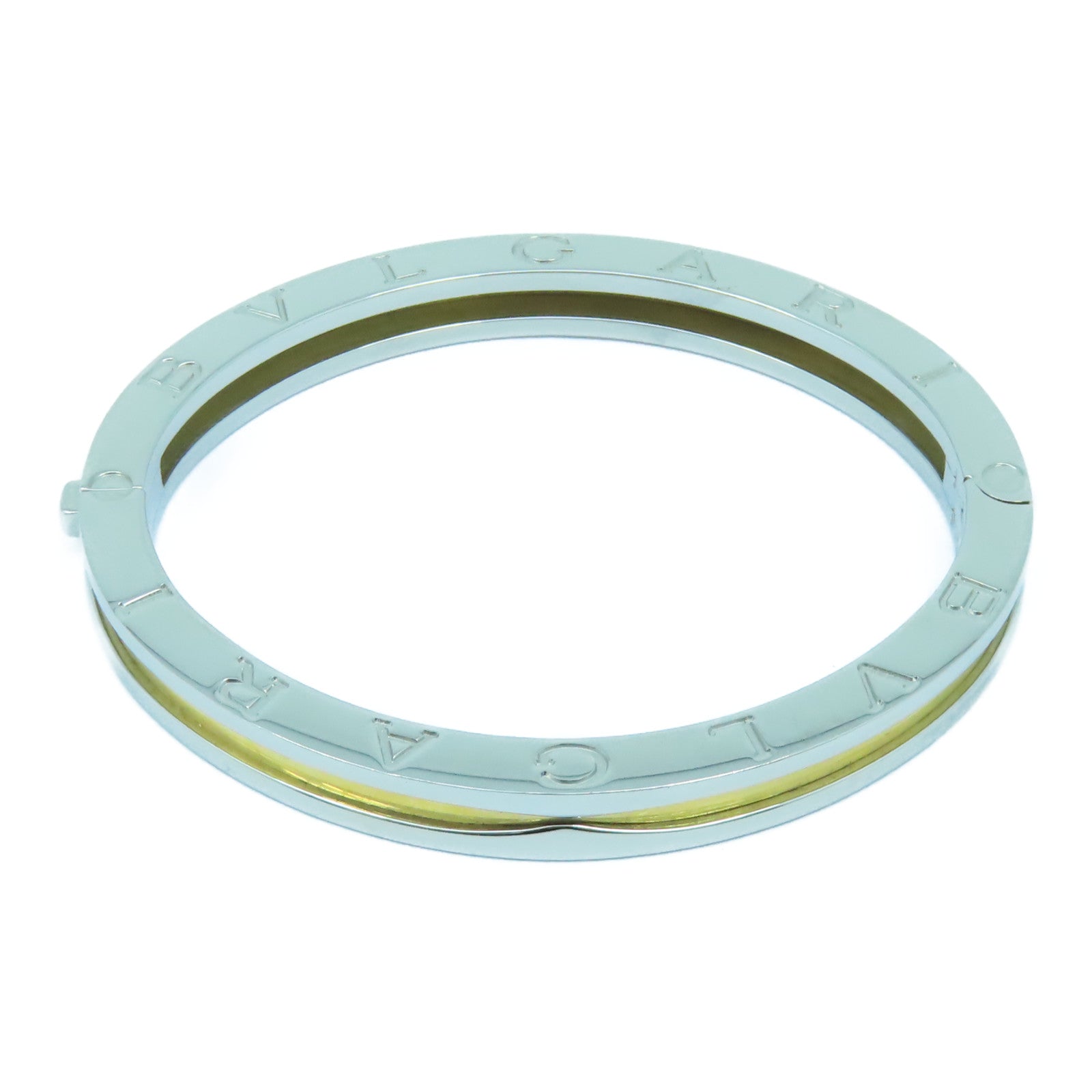 BVLGARI 18K黃金/不鏽鋼B-zero1 Bracelet手鐲