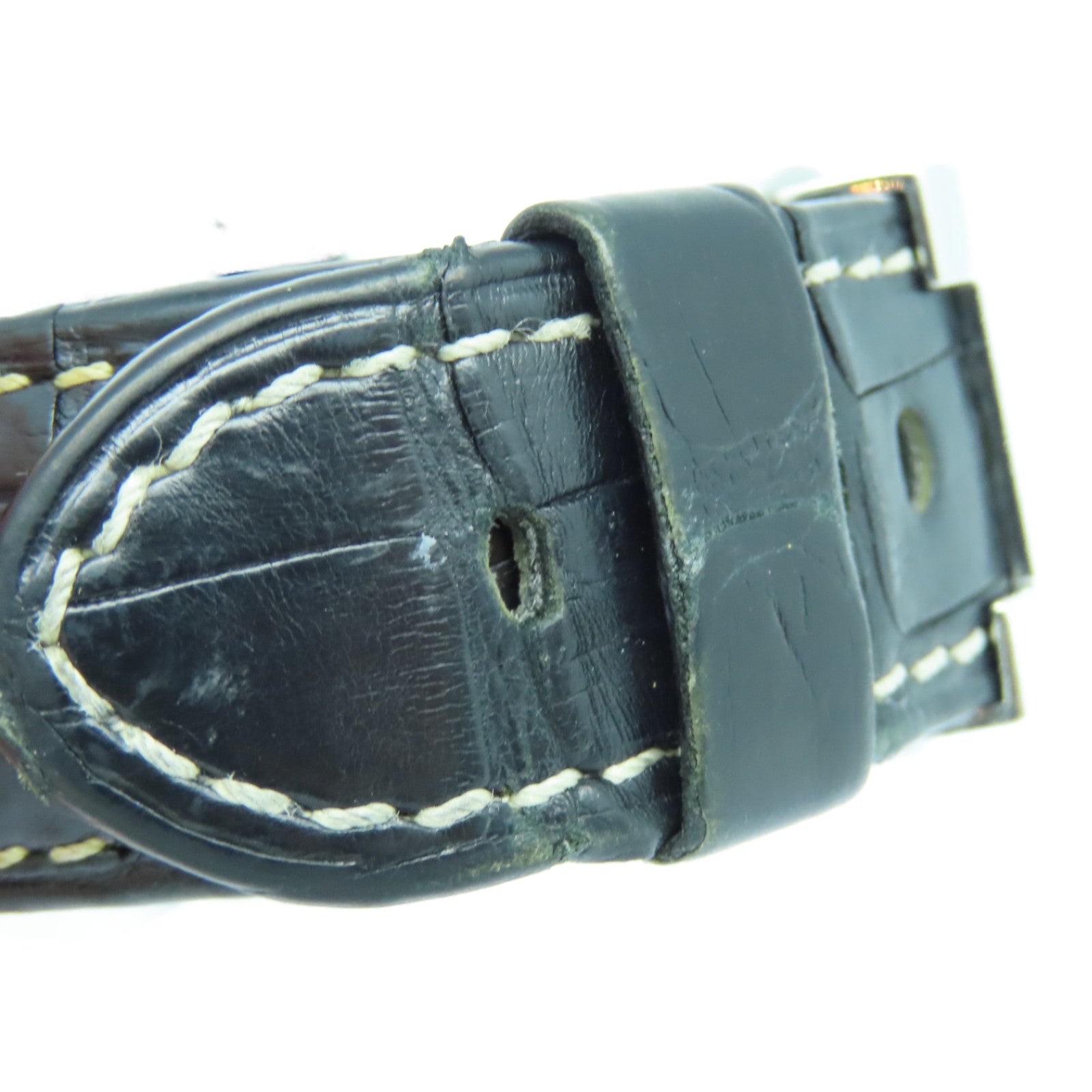 PANERAI Luminor GMT不锈钢/皮革手表自动机芯黒色