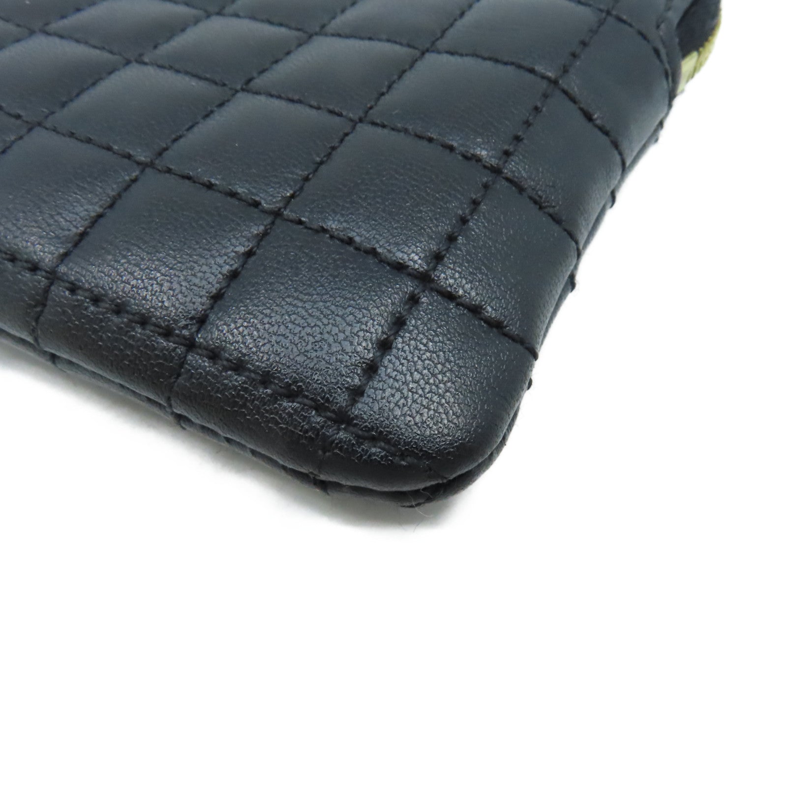 CELINE 牛皮皮革Card Case/Coin Case金扣卡片套/零錢包黑色