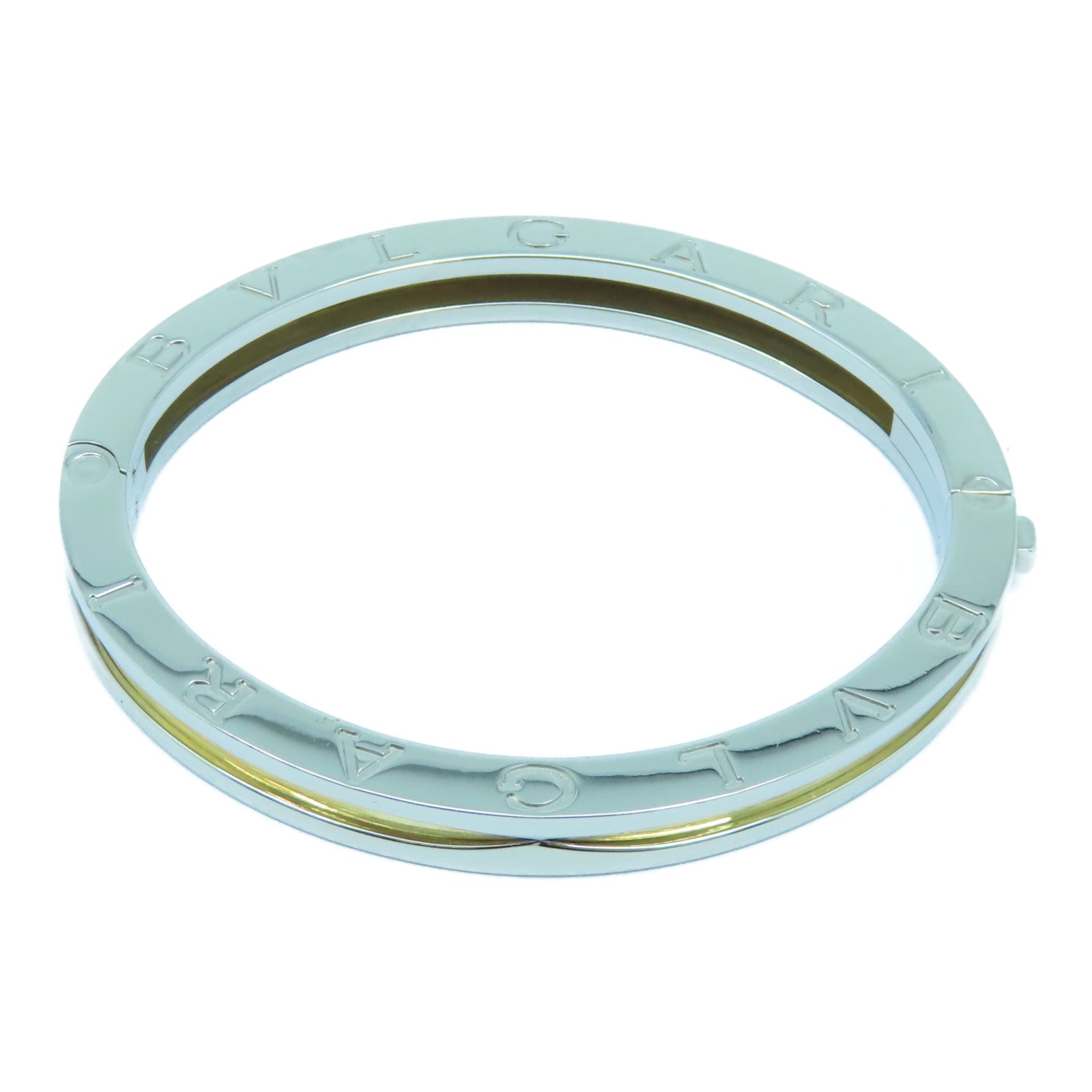 BVLGARI 18K黃金/不鏽鋼B-zero1 Bracelet手鐲