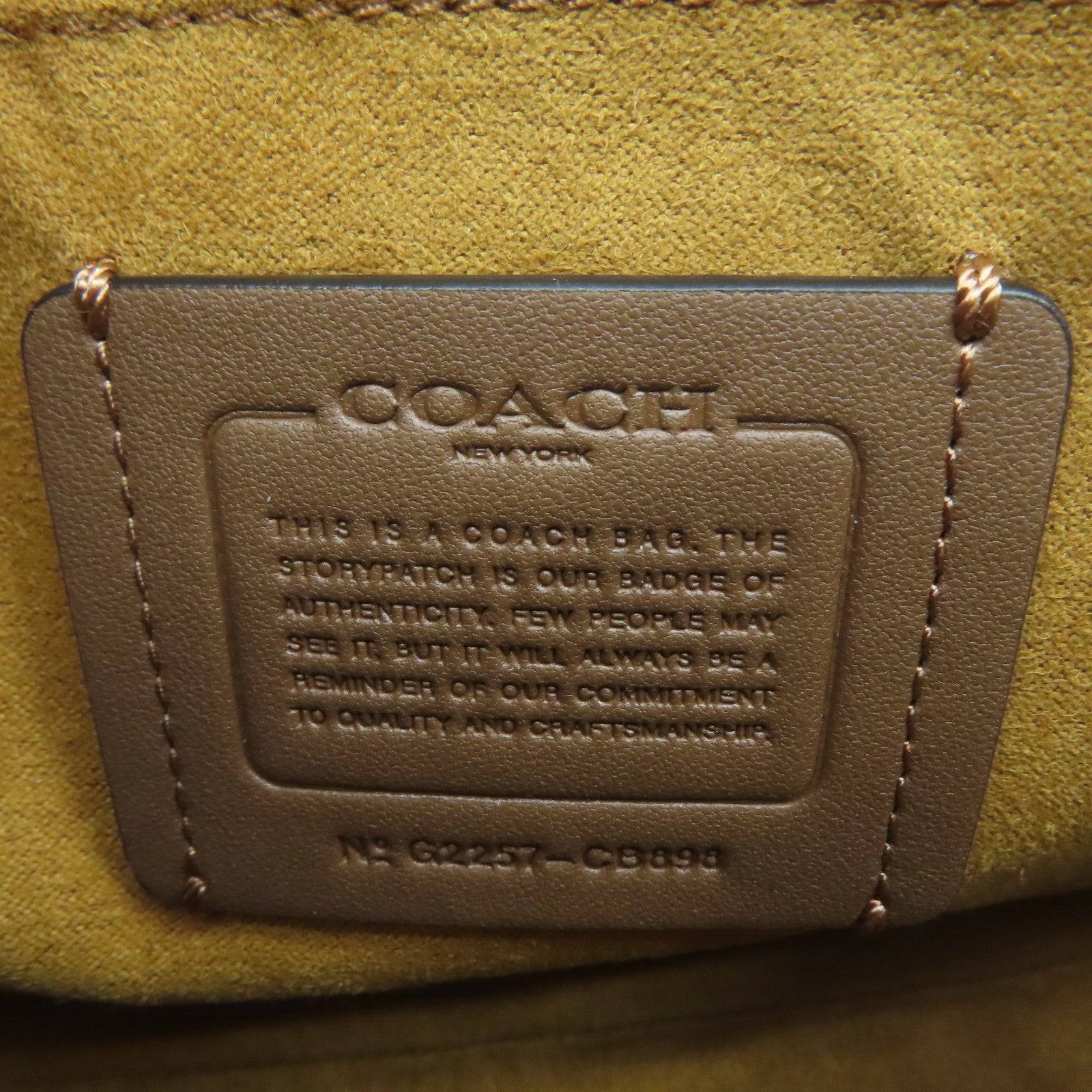COACH 塗層帆布Shoulder Bag金扣肩背袋啡色米色