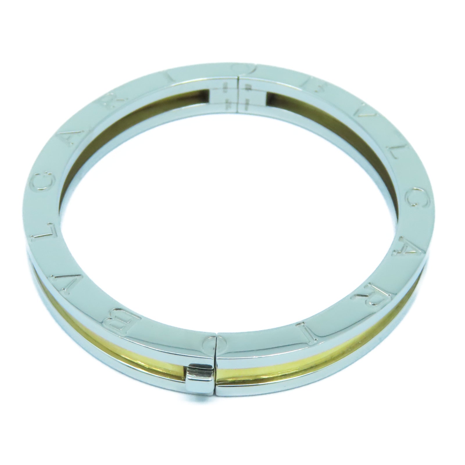 BVLGARI 18K黃金/不鏽鋼B-zero1 Bracelet手鐲