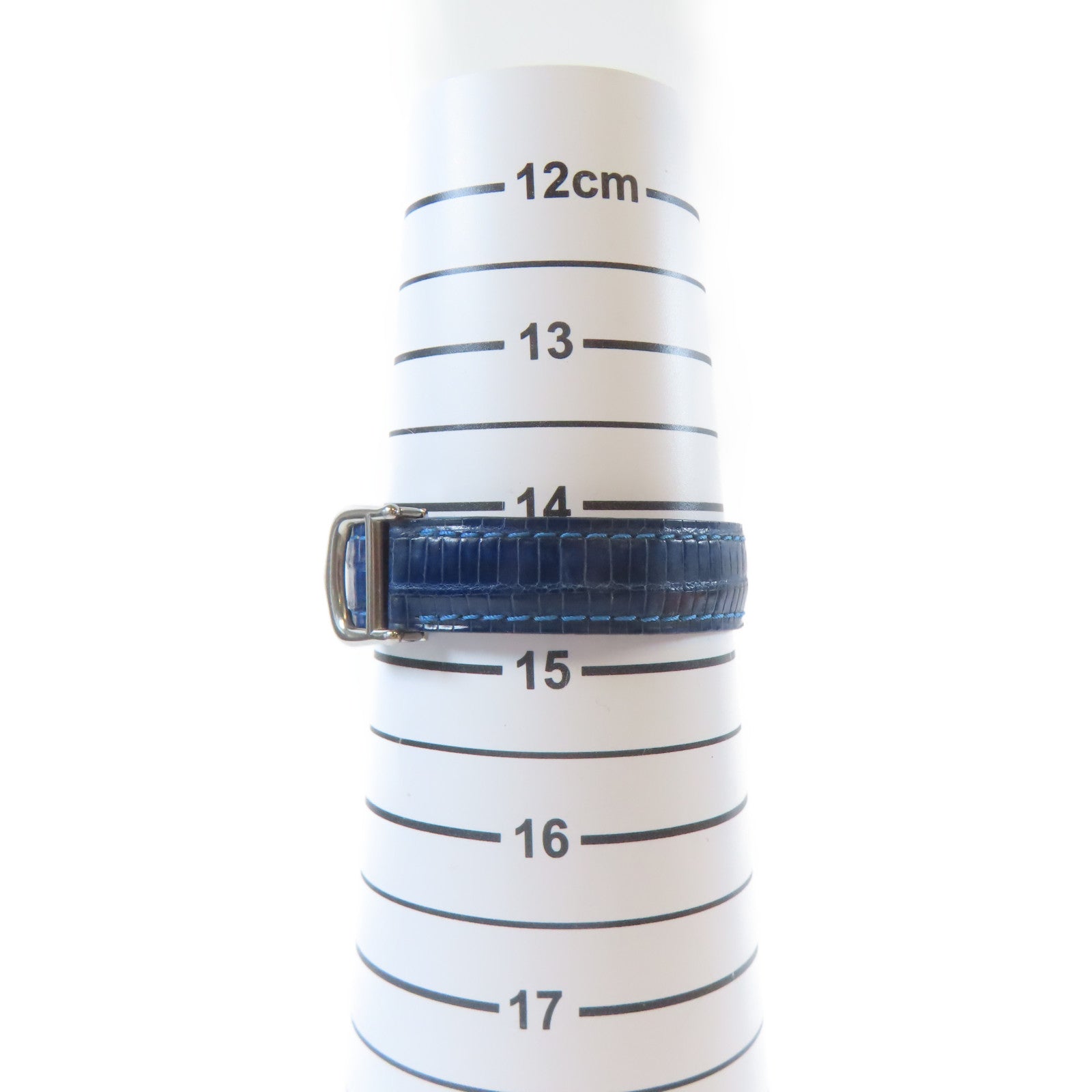 CARTIER 不鏽鋼/皮革Cartier Must De皮帶手錶白色#14.5cm
