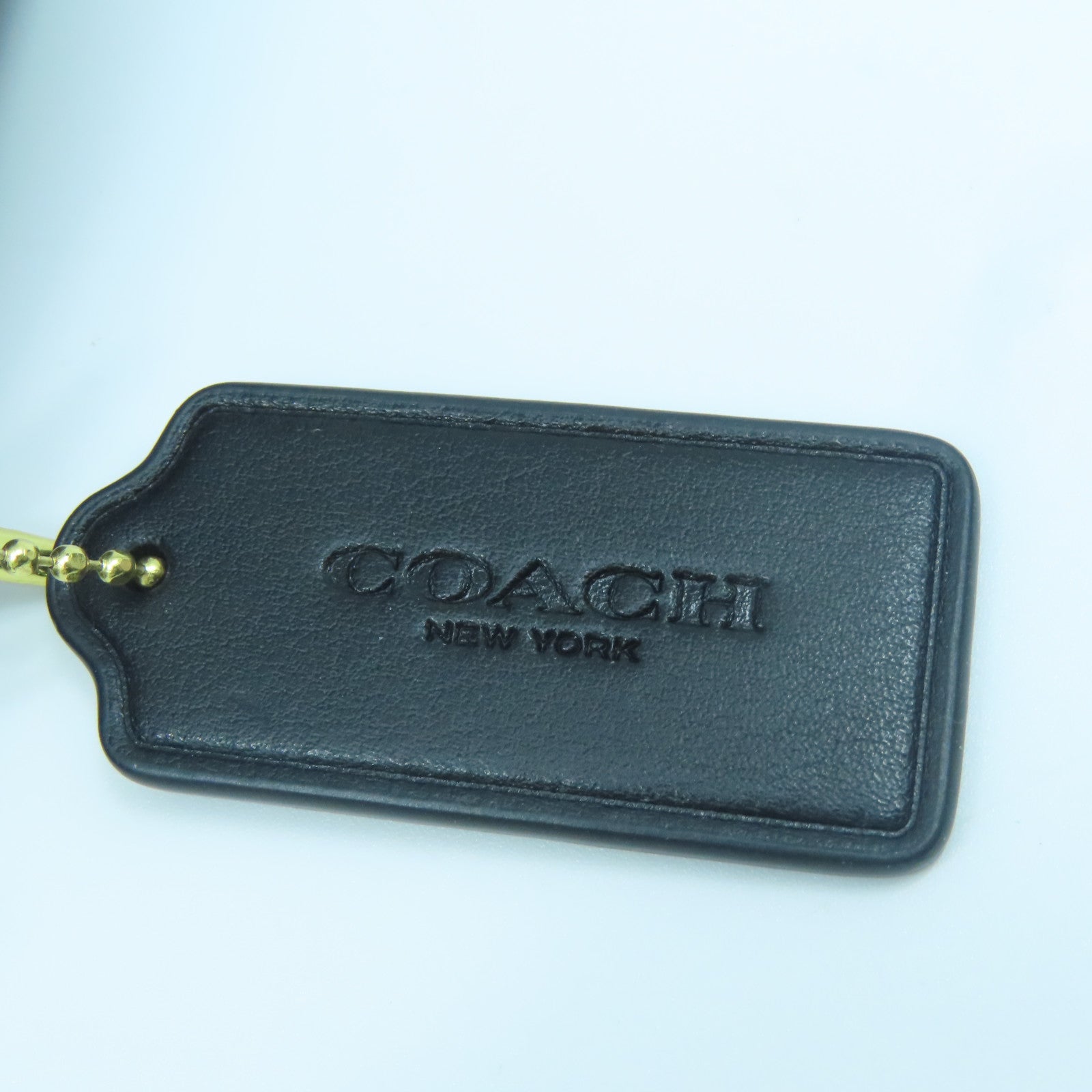 COACH 塗層帆布Shoulder Bag金扣肩背袋啡色米色