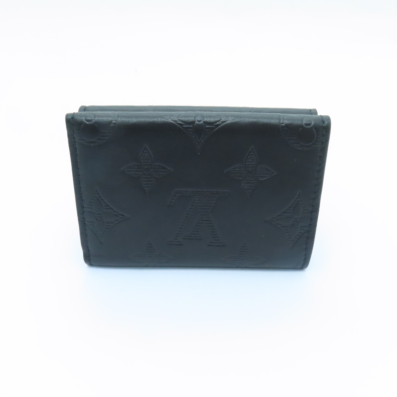 LOUIS VUITTON Monogram Shadow Discovery Wallet錢包黑色