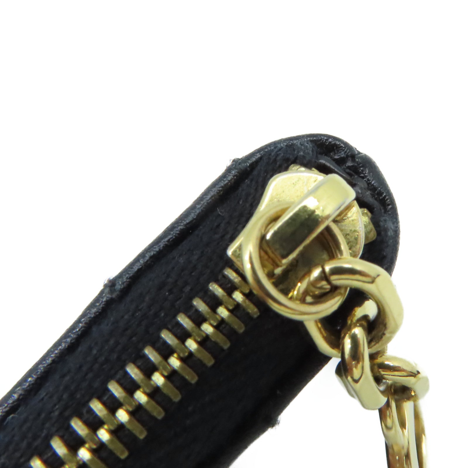 CELINE 牛皮皮革Card Case/Coin Case金扣卡片套/零錢包黑色