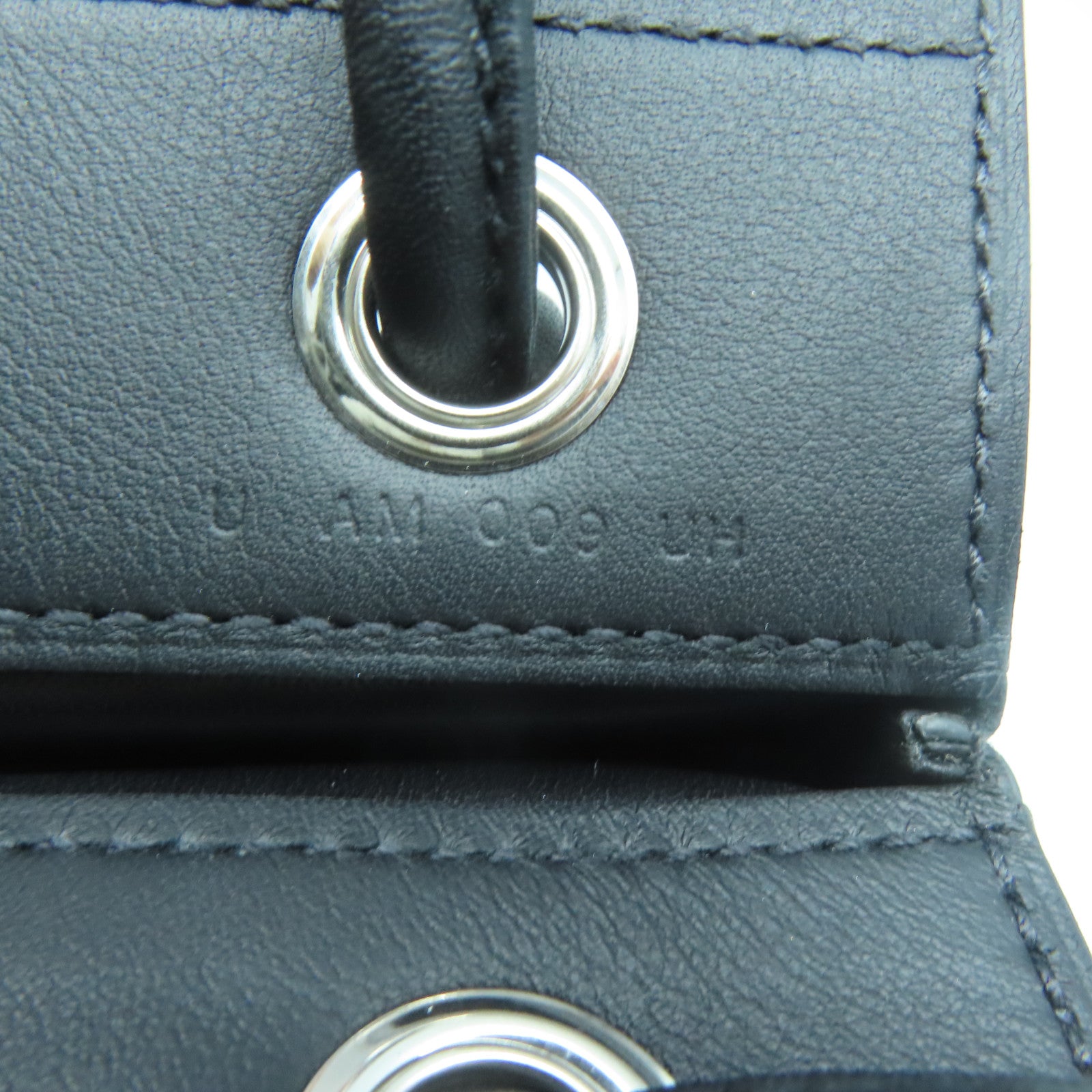 HERMES Swift皮革Aline銀扣手挽袋黑色