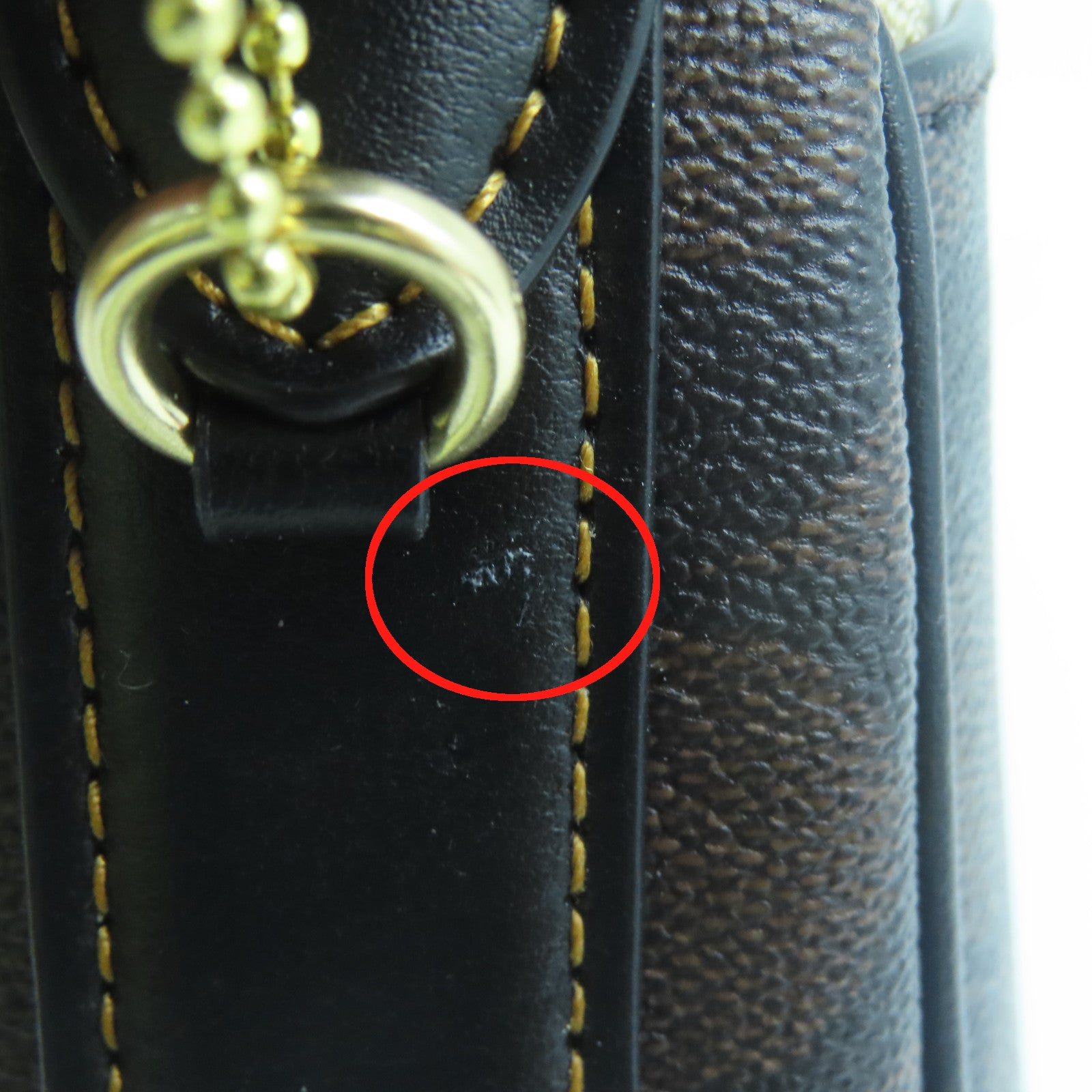 COACH 塗層帆布Shoulder Bag金扣肩背袋啡色米色