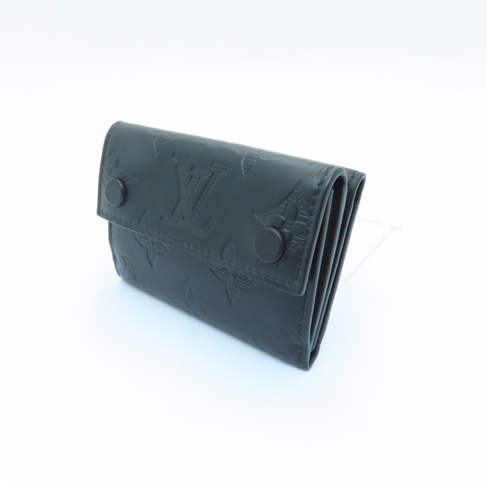 LOUIS VUITTON Monogram Shadow Discovery Wallet錢包黑色