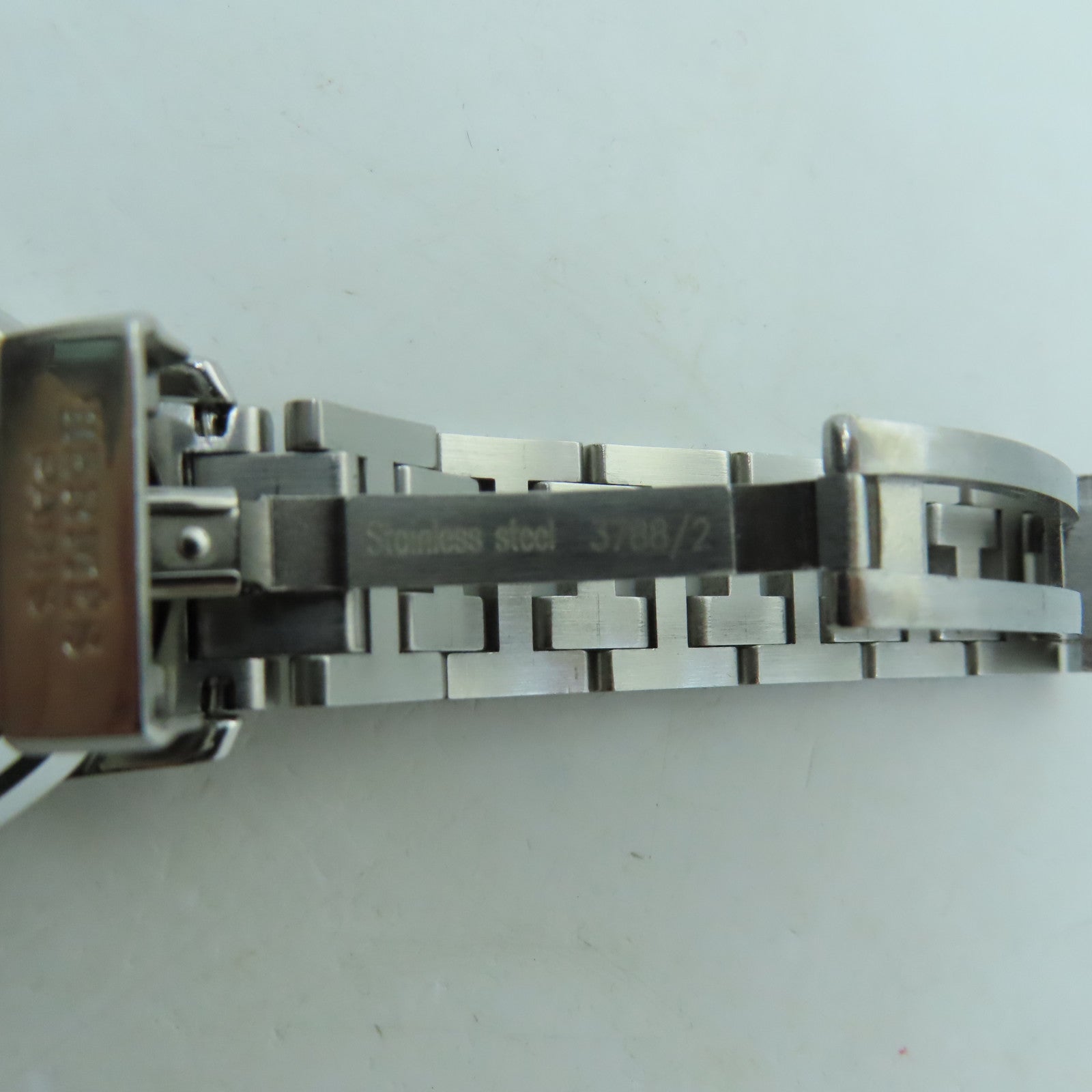 HERMES Clipper Oval Watch不锈钢石英机芯银色/白色
