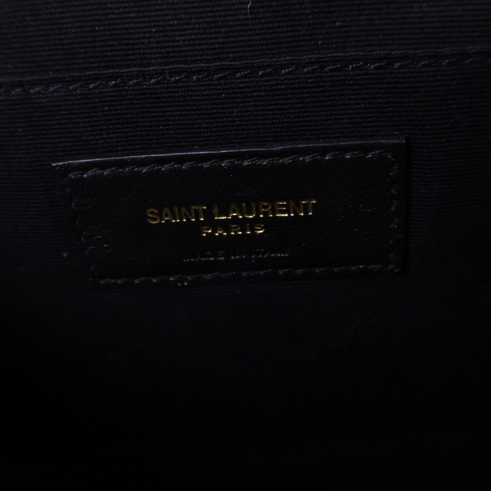SAINT LAURENT 漆皮皮革Mini Vicky金扣肩背袋黑色