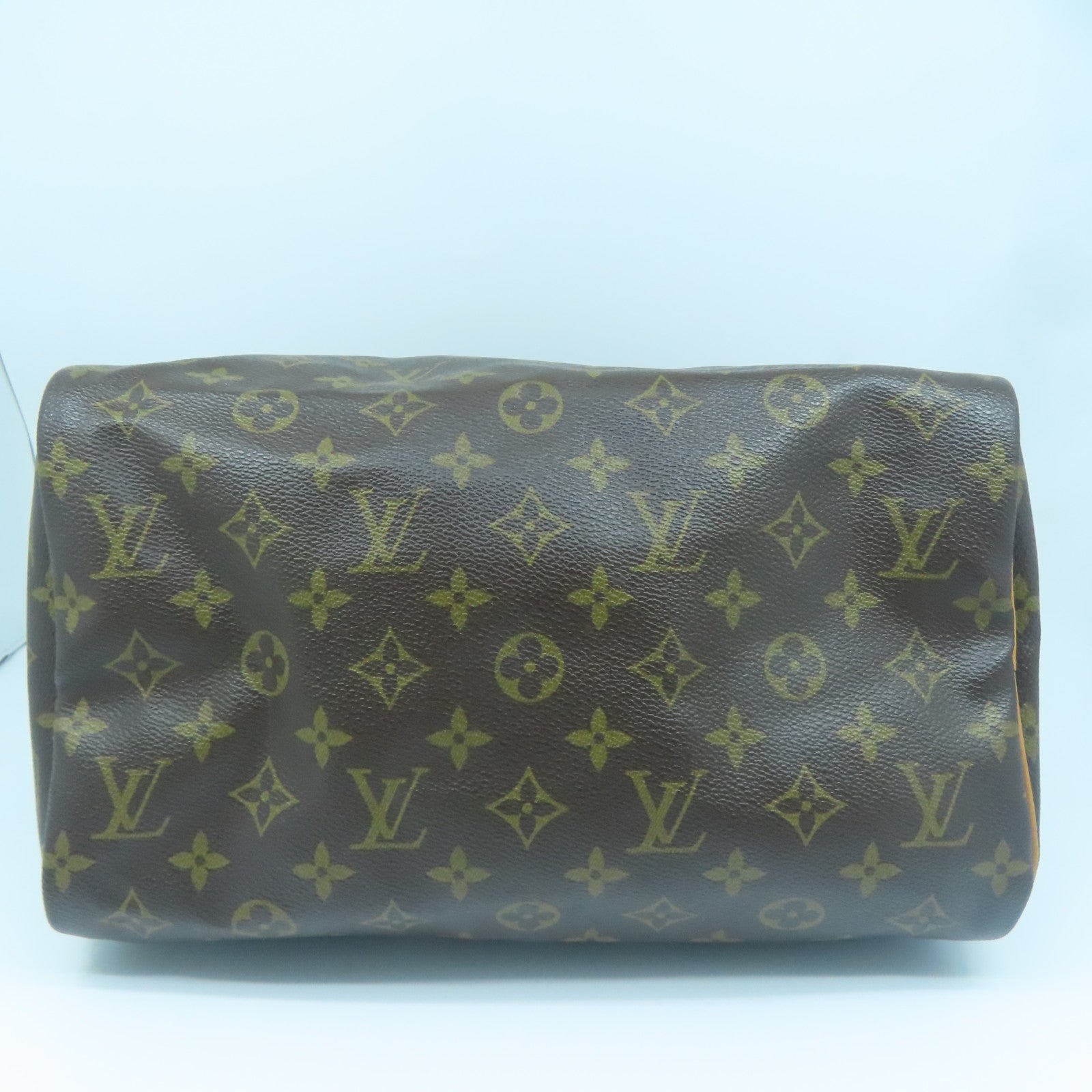 LOUIS VUITTON Monogram Speedy 30金扣手挽袋啡色
