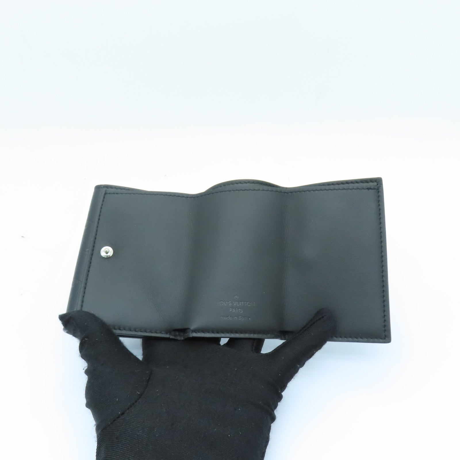 LOUIS VUITTON Monogram Shadow Discovery Wallet錢包黑色