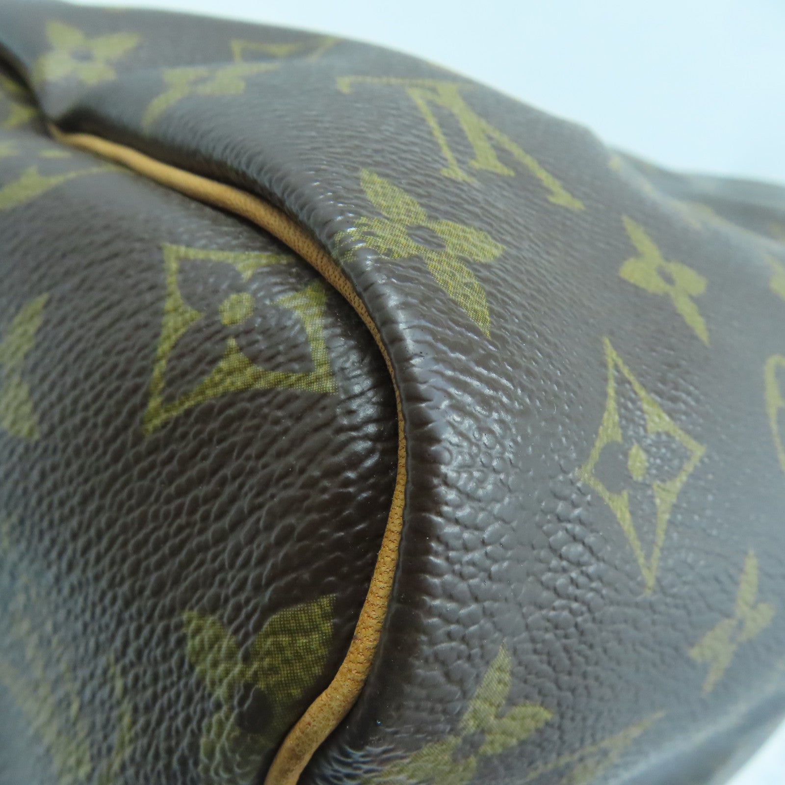 LOUIS VUITTON Monogram Speedy 30金扣手挽袋啡色