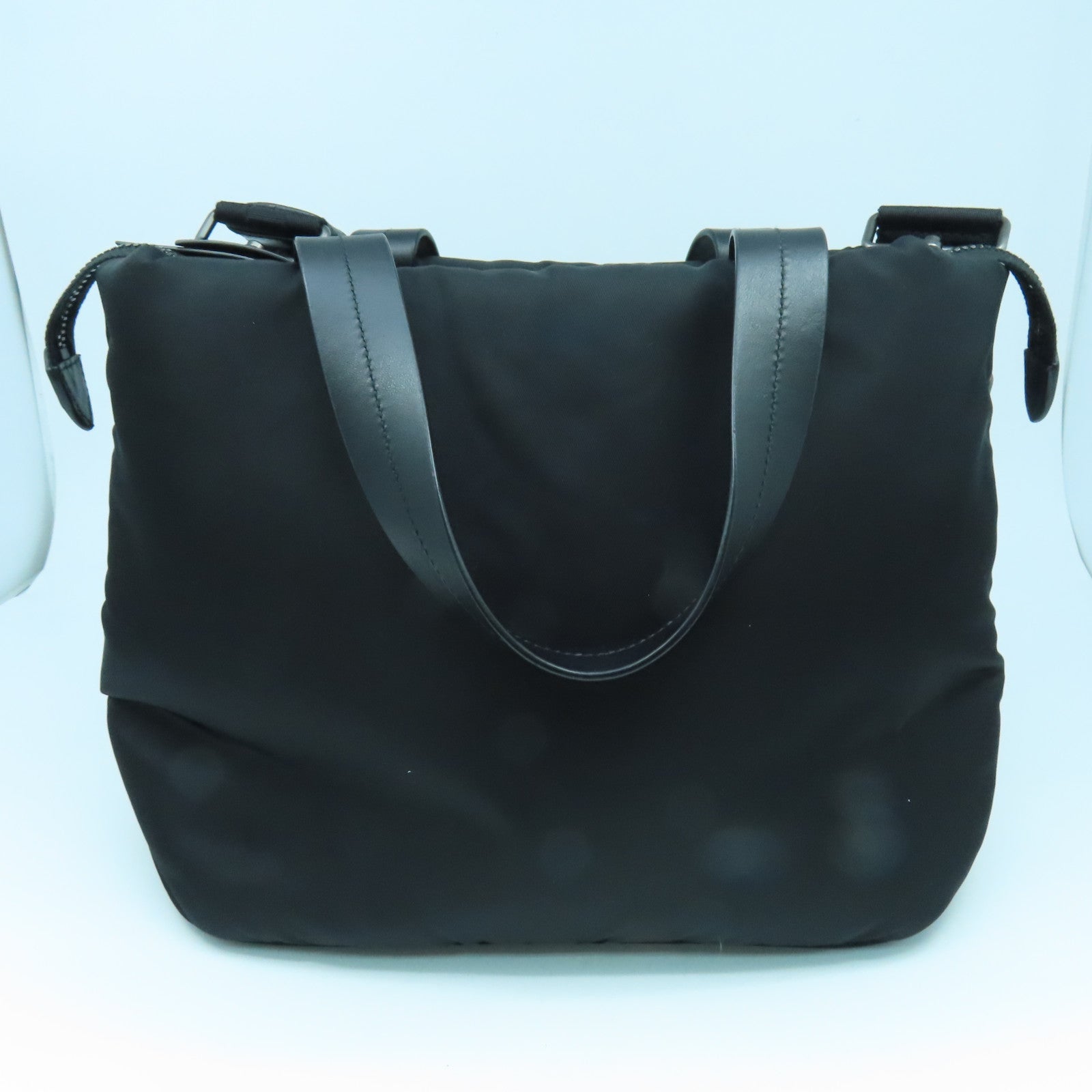 PRADA Nylon 2 Way Shoulder Handle Shoulder Bag Black