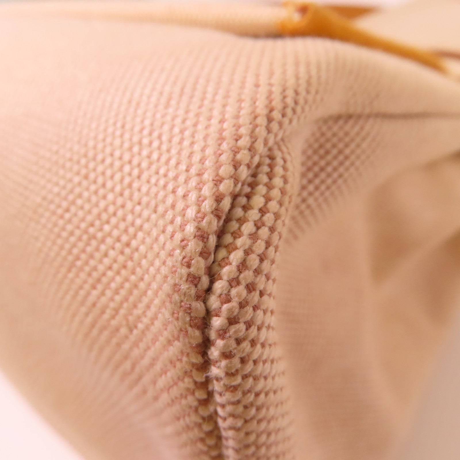 HERMES Toile H帆布Herbag PM Zip Retourne 31 Limited Edition 2Way Shoulder Bag銀扣手挽肩背兩用袋杏色/啡色