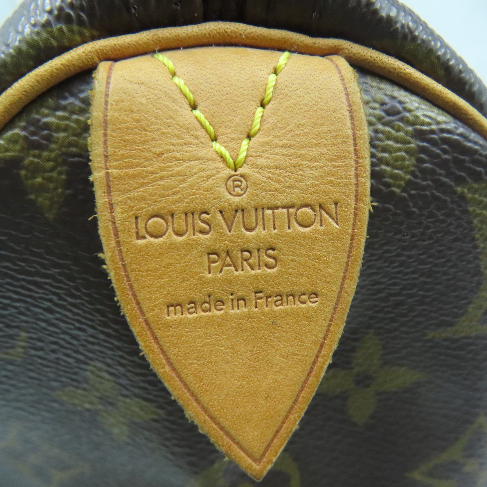 LOUIS VUITTON Monogram Speedy 30金扣手挽袋啡色
