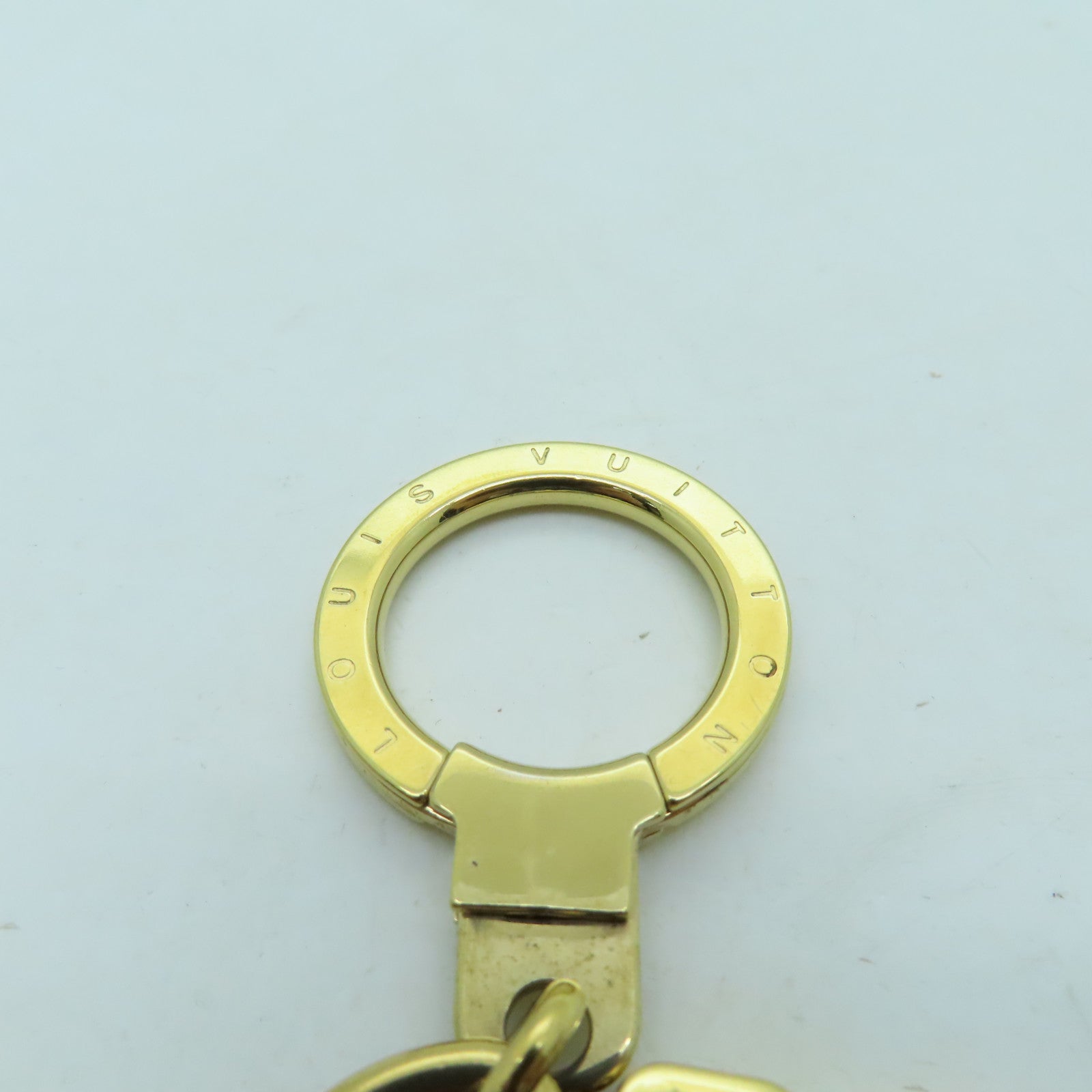LOUIS VUITTON 金屬Confiance Key Holder鎖匙扣金色/啡色