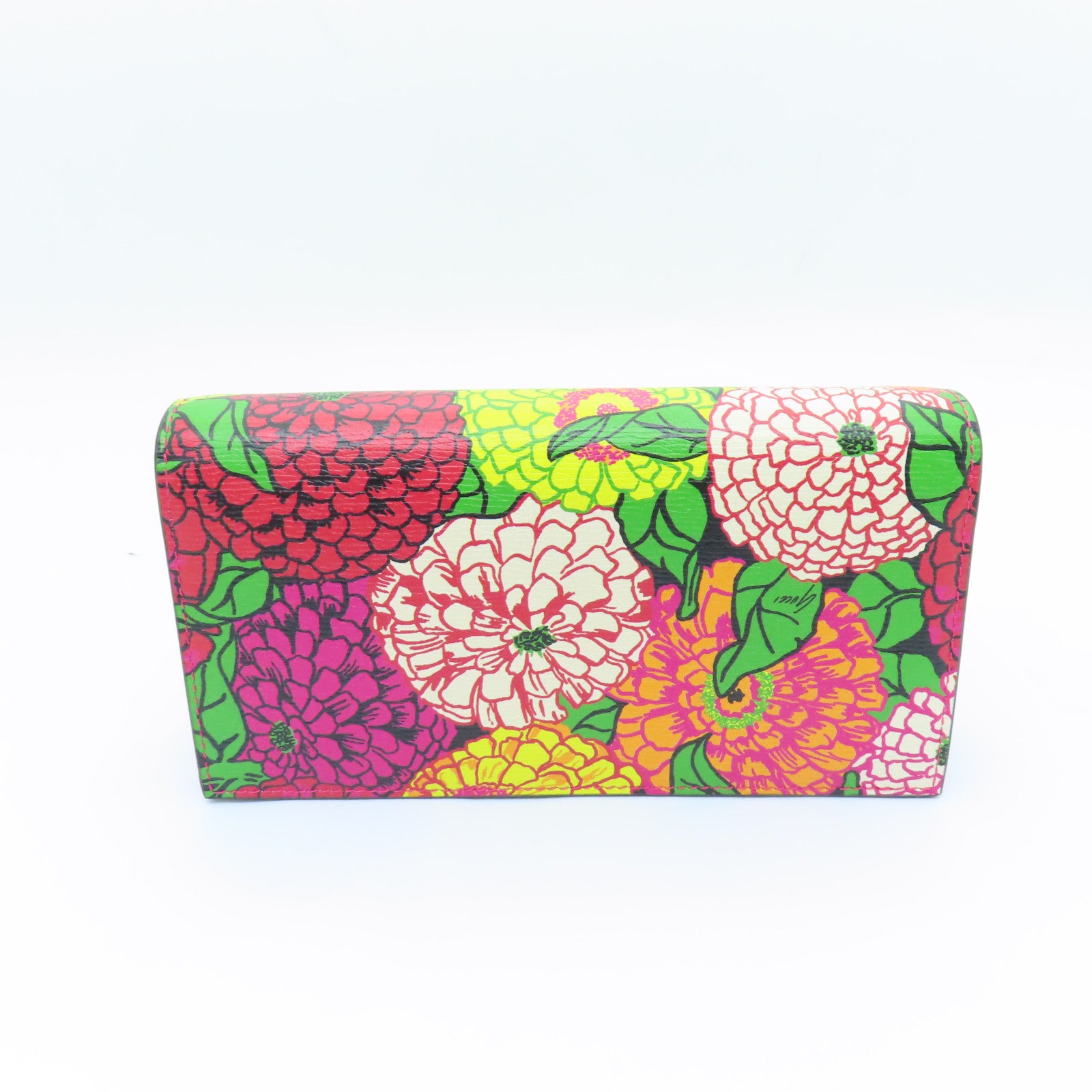 GUCCI 【激減優惠】牛皮皮革Wallet On Chain金扣鏈帶肩背袋粉紅色/黃色