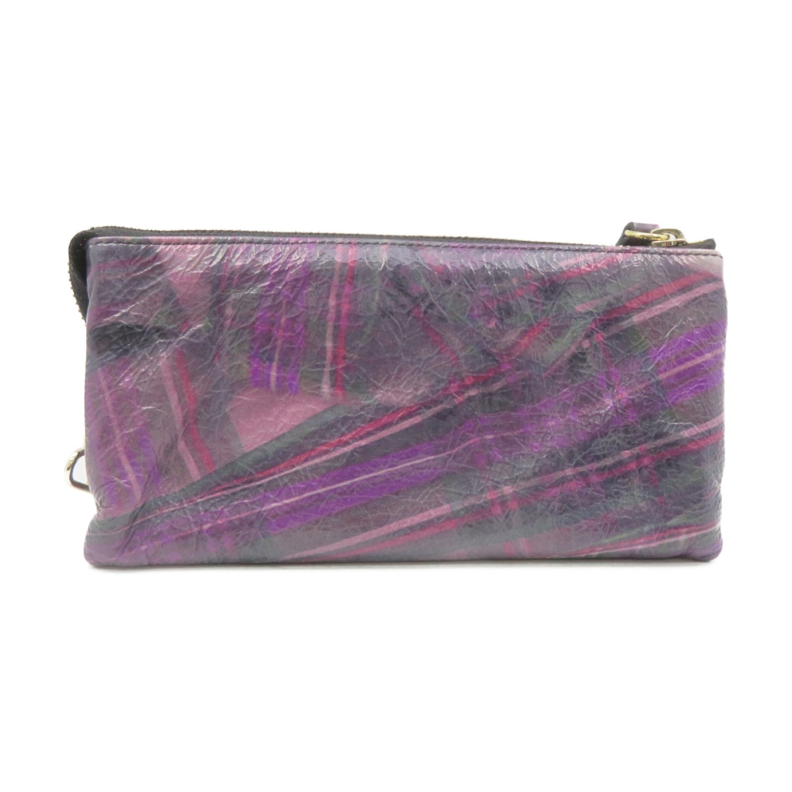 Vivienne Westwood 涂层皮革Shoulder Bag肩背袋紫色