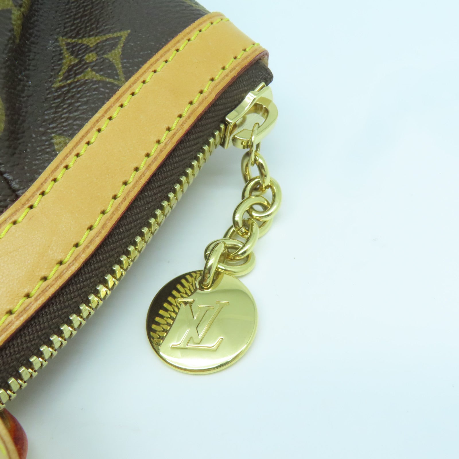 LOUIS VUITTON Monogram Tivoli PM金扣手挽袋啡色