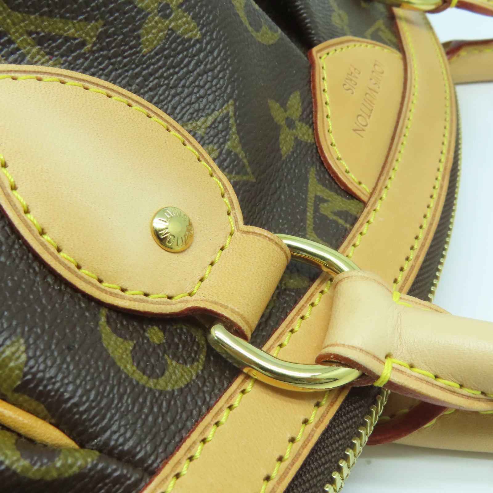 LOUIS VUITTON Monogram Tivoli PM金扣手挽袋啡色