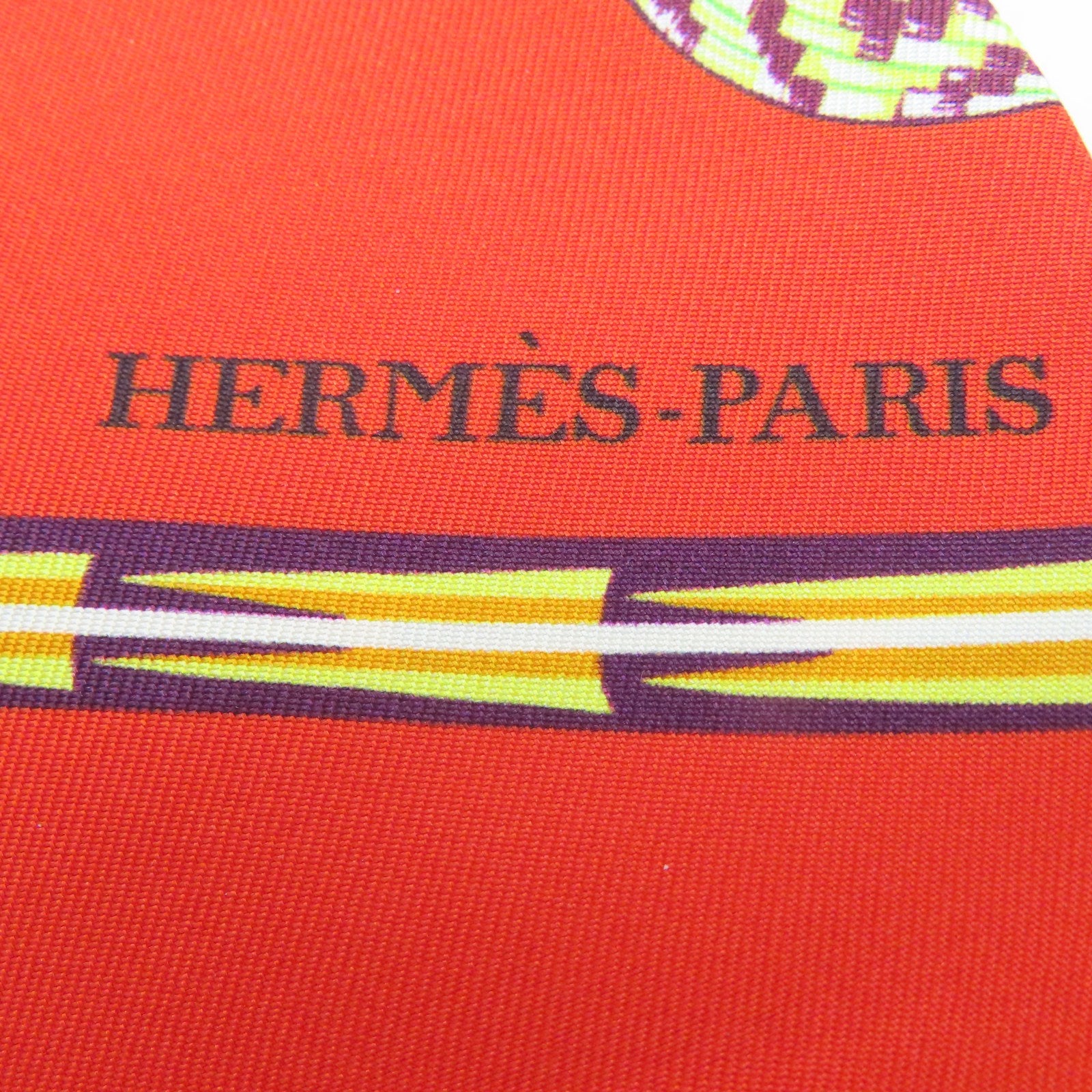 HERMES 丝质Maxi Twilly 20x220丝巾红色