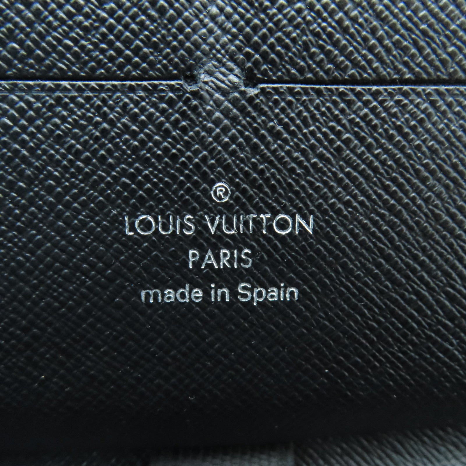 LOUIS VUITTON Damier Graphite Zipper Long Wallet銀扣長錢包黑色