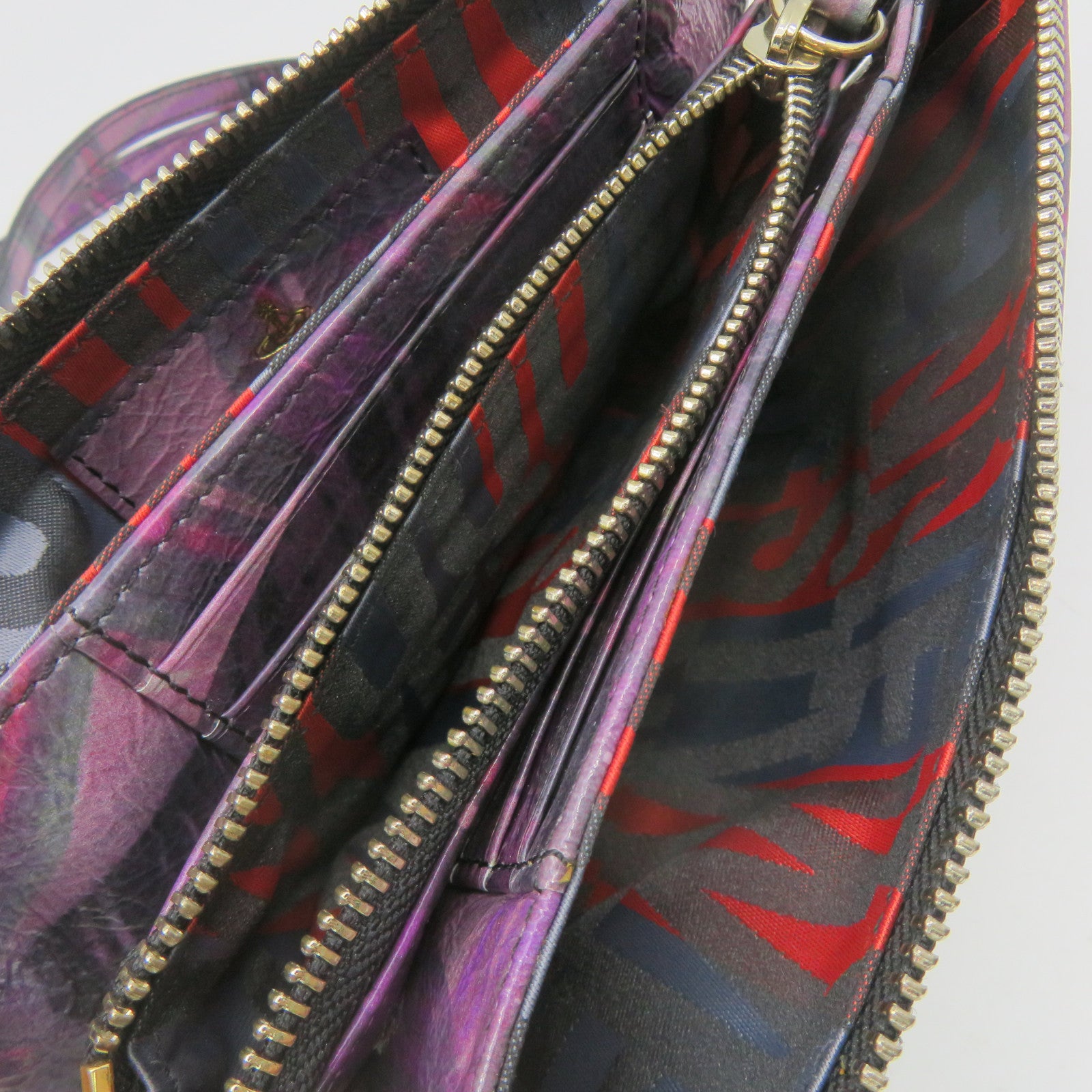 Vivienne Westwood 涂层皮革Shoulder Bag肩背袋紫色