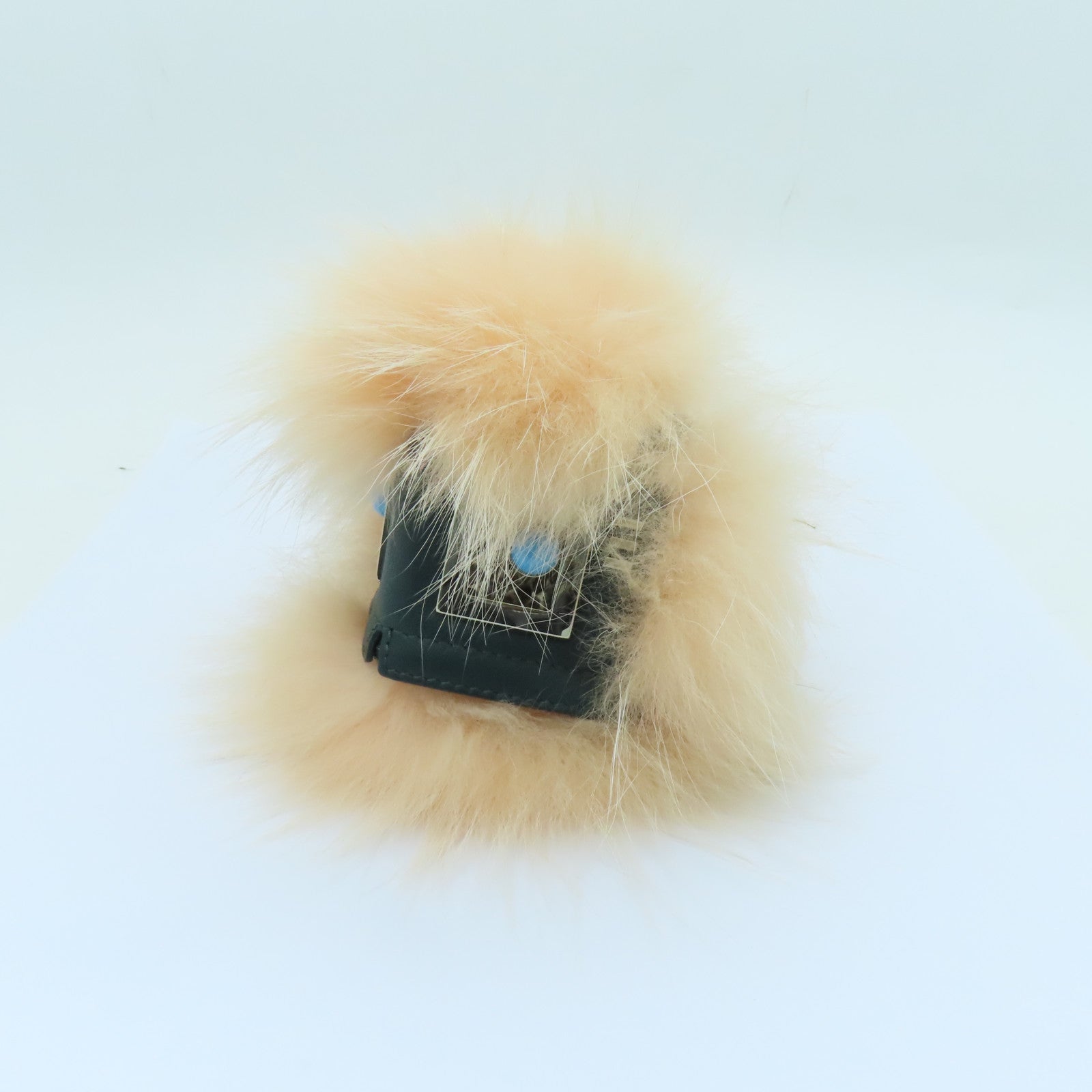 FENDI 【激減優惠】毛茸/蛇皮皮革Charm掛飾粉紅色