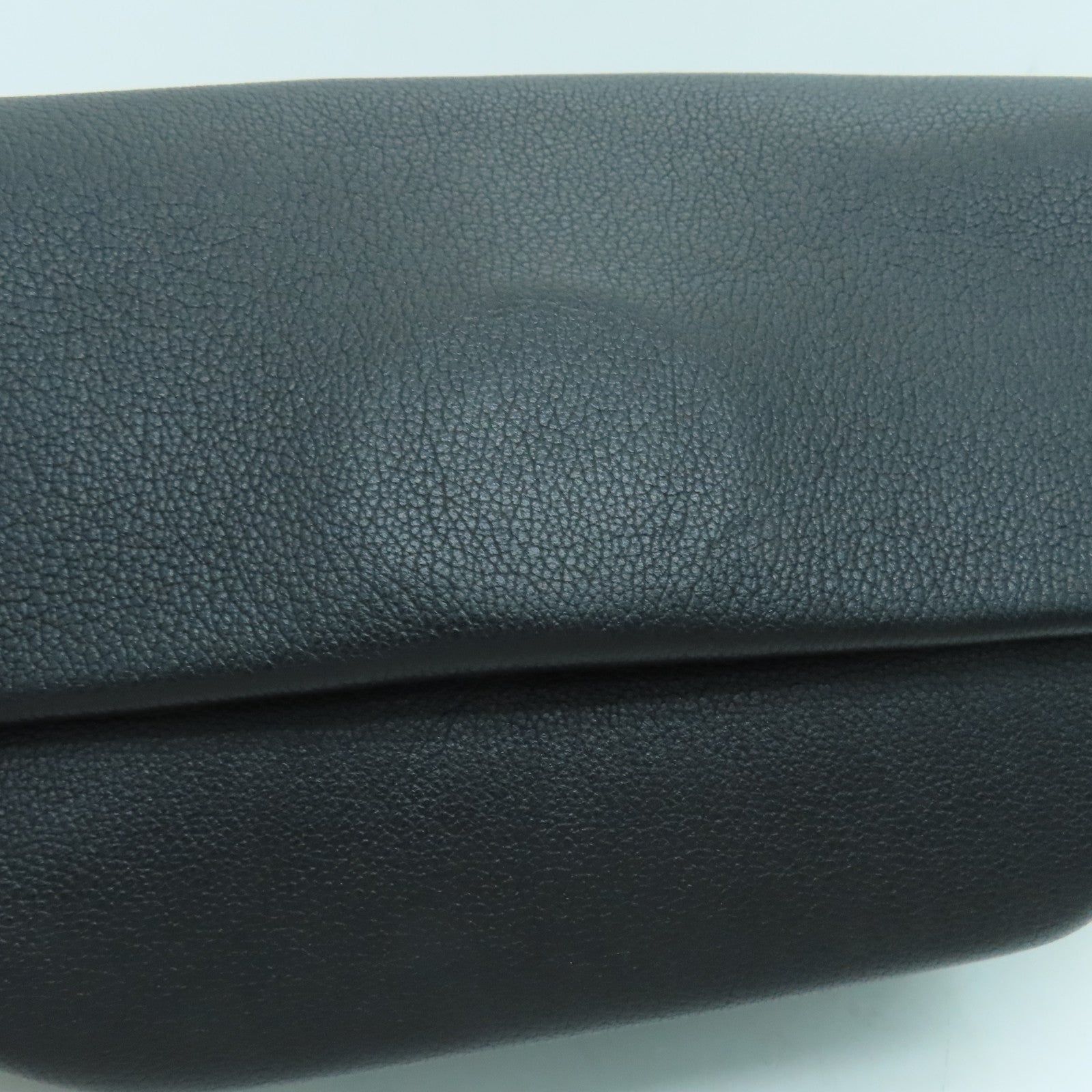 HERMES Evercolor皮革Opli 24银扣肩背袋黑色