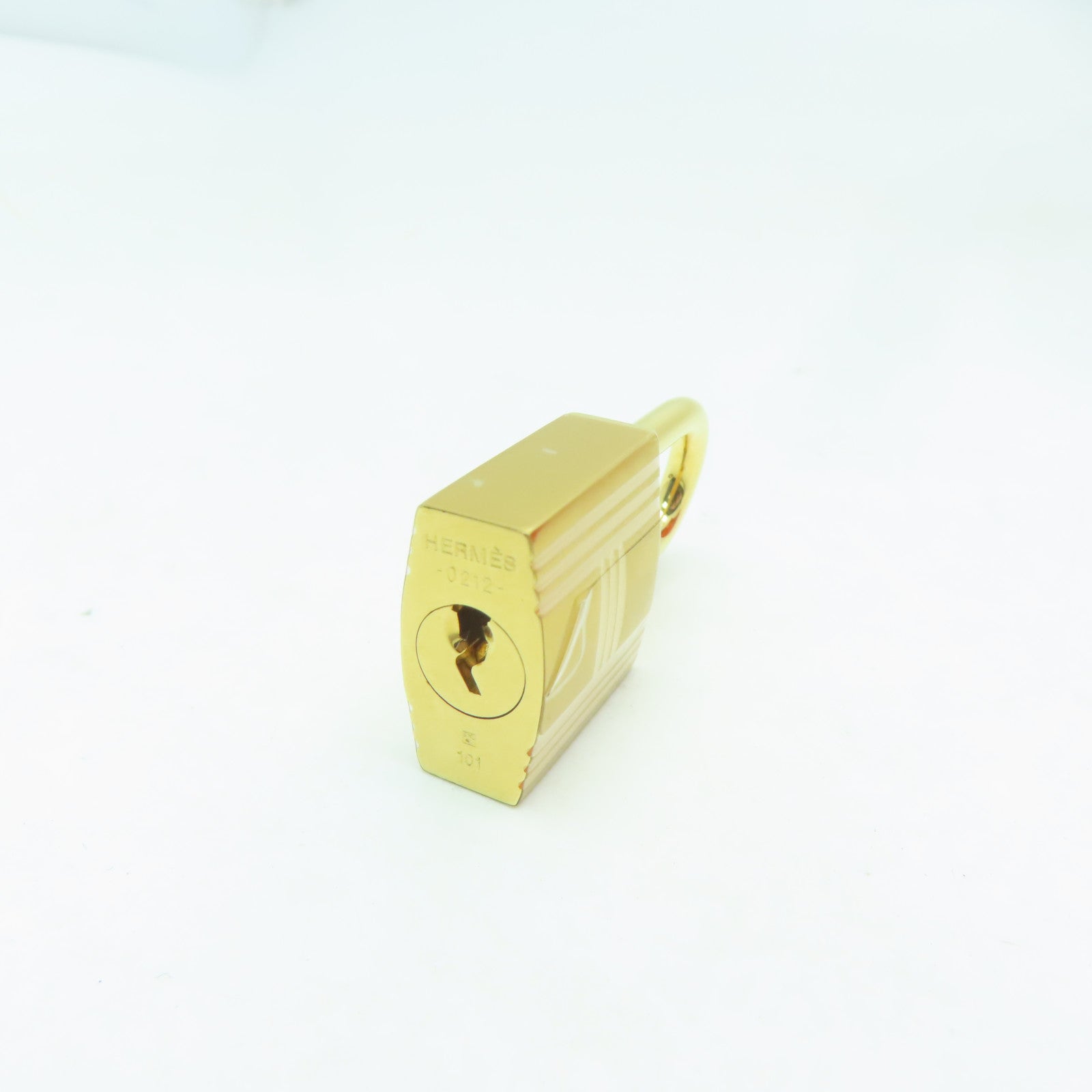 HERMES Clemence皮革Picotin PM金扣手挽袋橙色