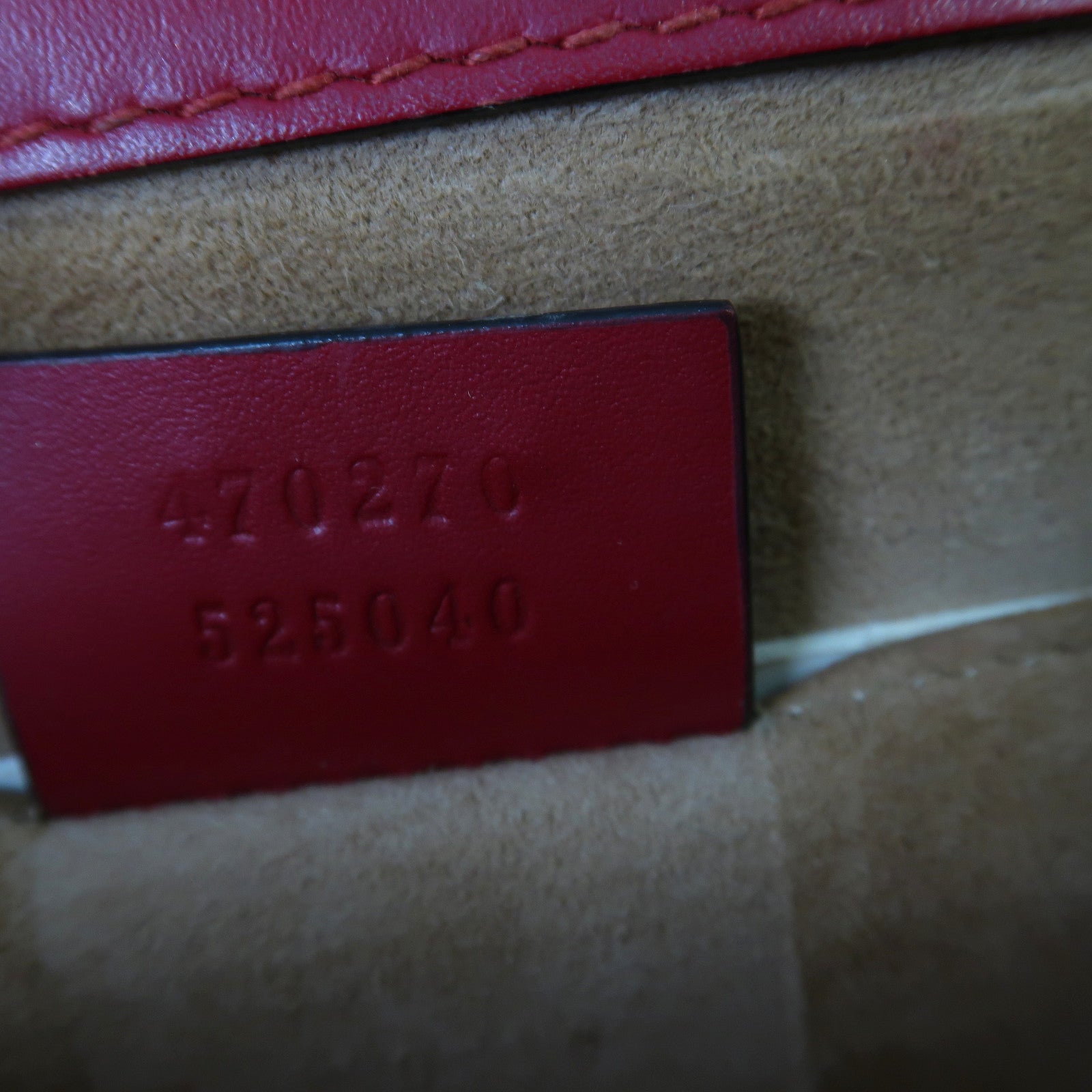 GUCCI 牛皮皮革Sylvie Shoulder Bag金扣手挽肩背兩用袋紅色