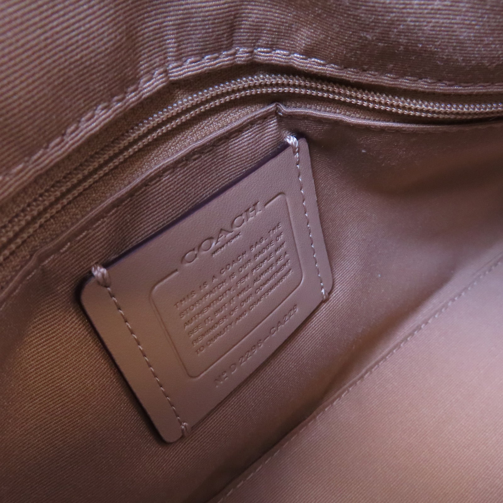COACH 塗層帆布Rowan Satchel Handbag手挽肩背兩用袋米白色