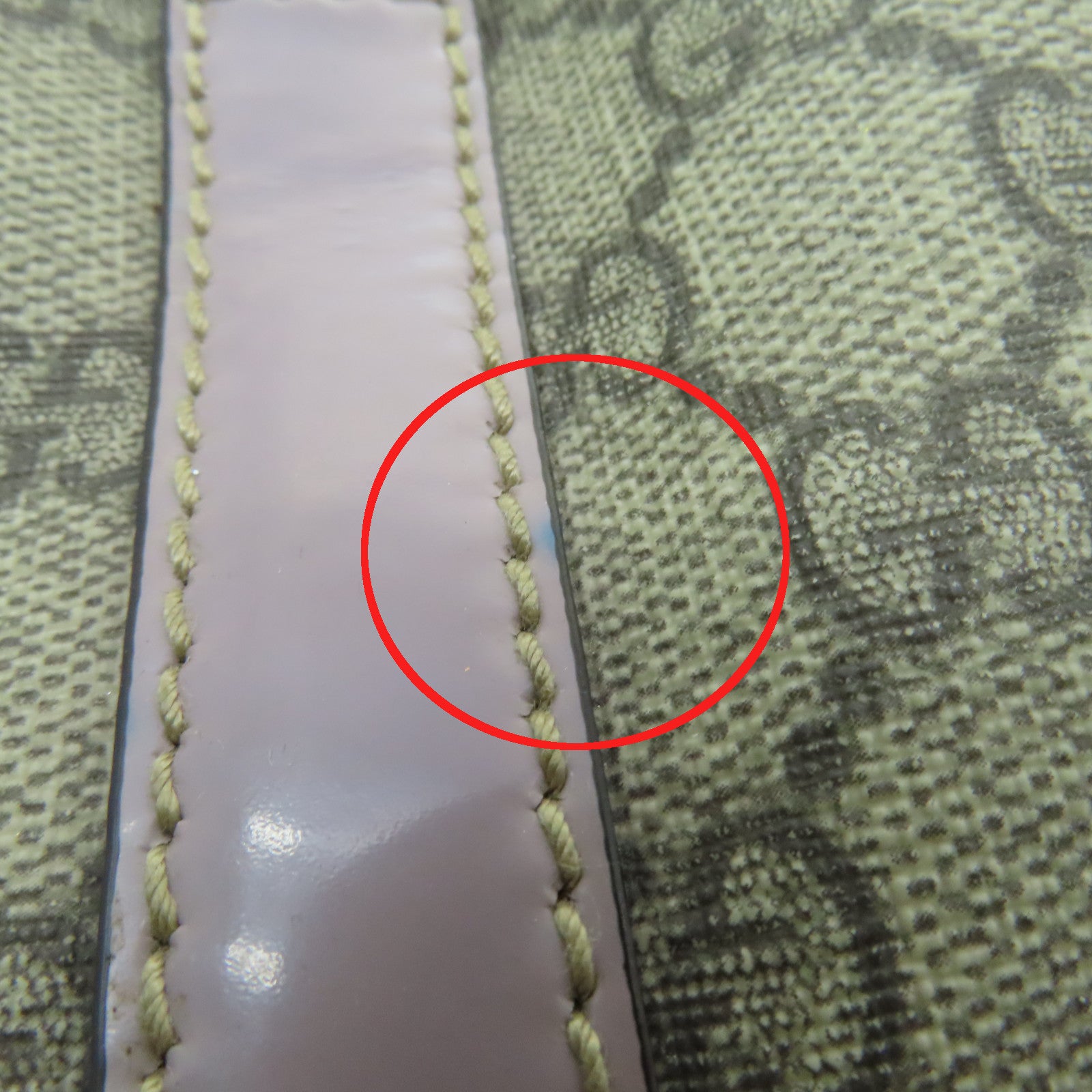 GUCCI PVC Hand Bag金扣波士頓包灰色/紫色
