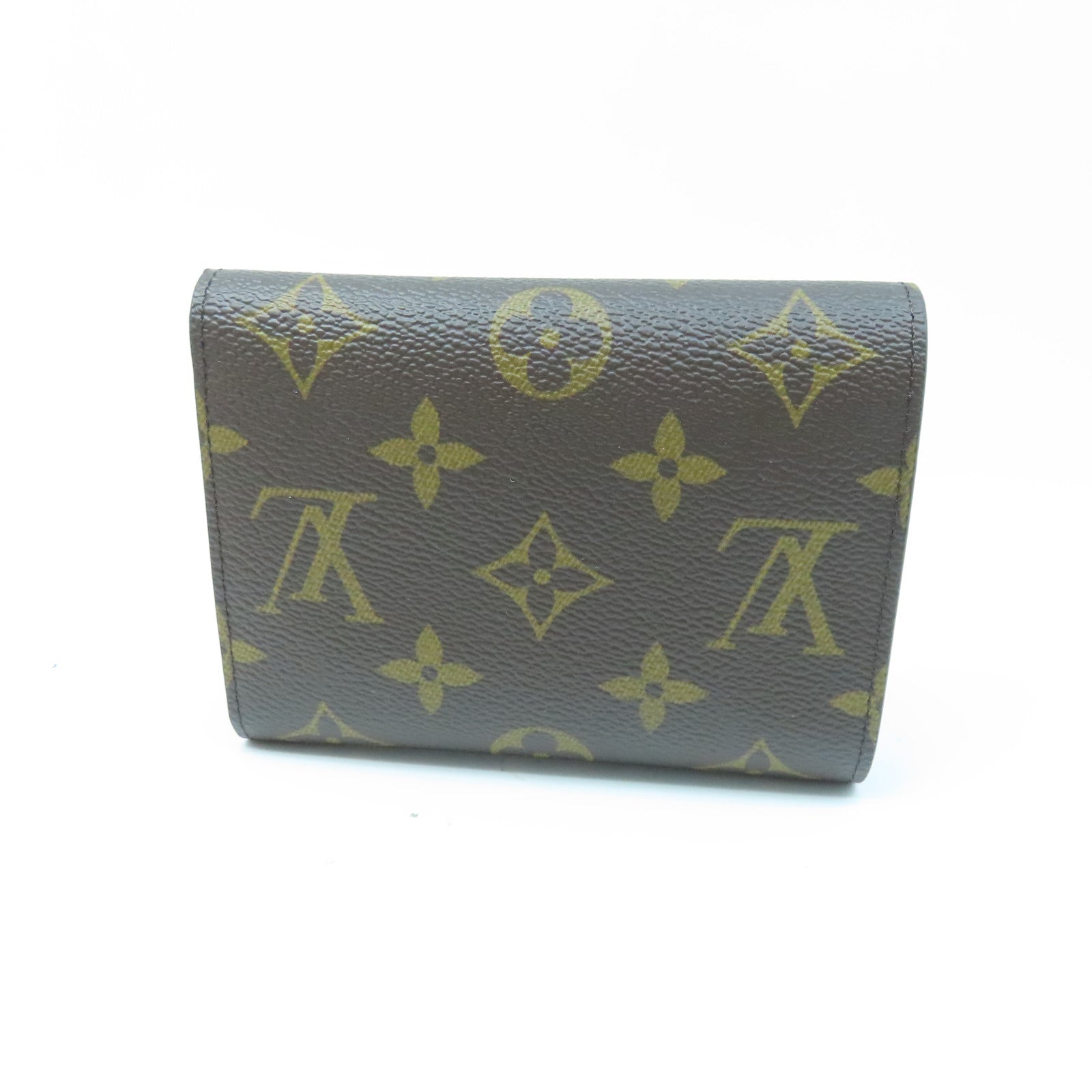 LOUIS VUITTON Monogram Victorine金扣錢包棕色