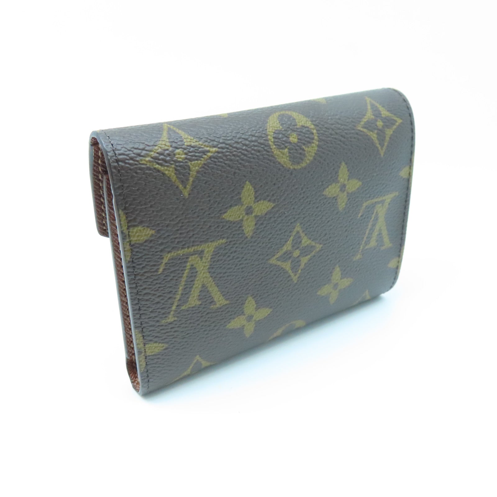 LOUIS VUITTON Monogram Victorine金扣錢包棕色