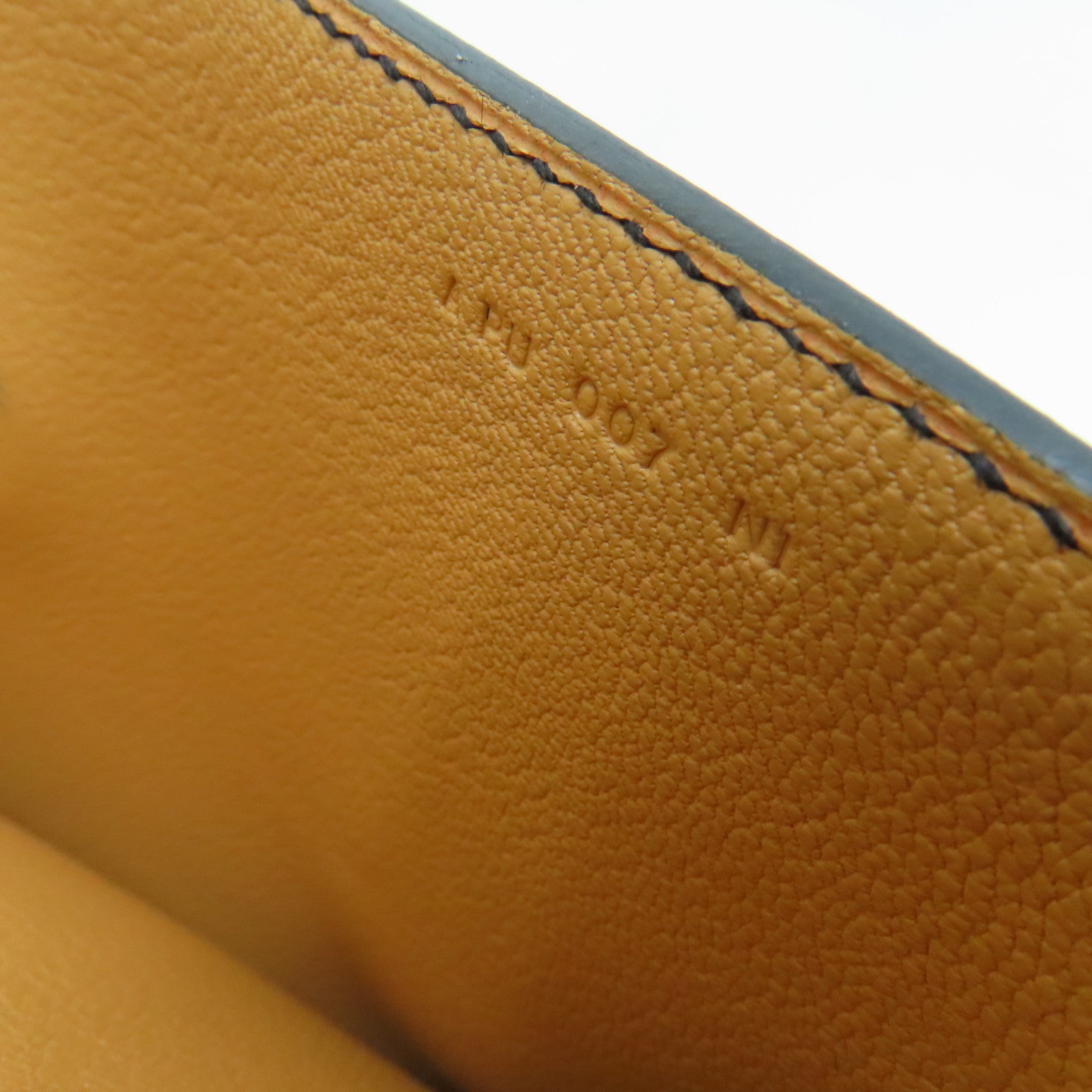 HERMES Evercolor皮革Opli 24银扣肩背袋黑色