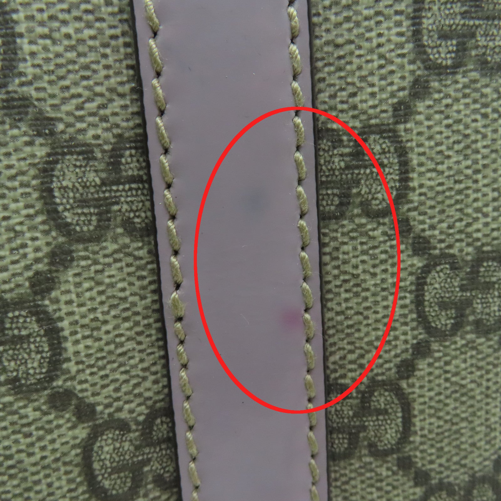 GUCCI PVC Hand Bag金扣波士頓包灰色/紫色