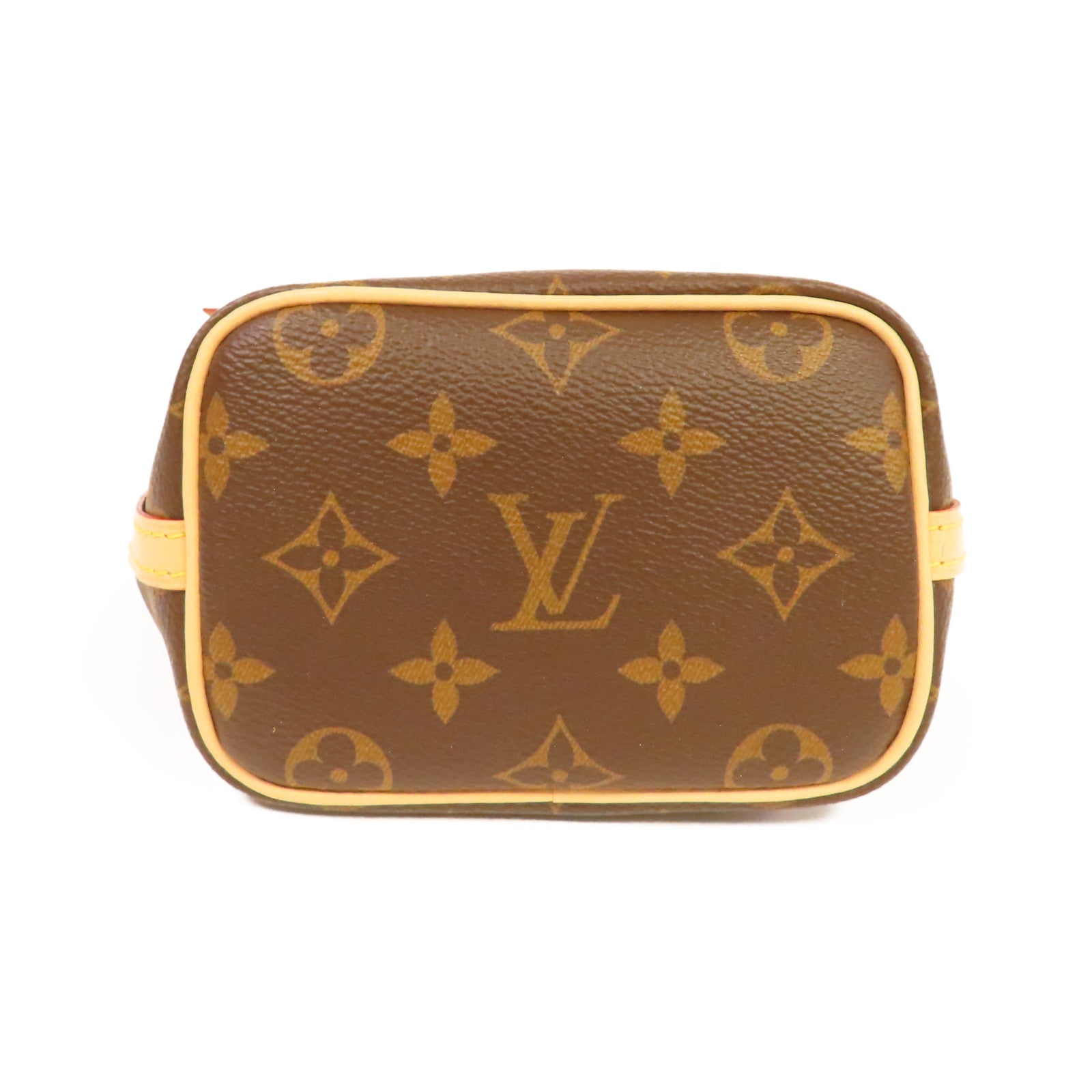 LOUIS VUITTON Monogram Nano Noe Shoulder Bag肩背袋棕色