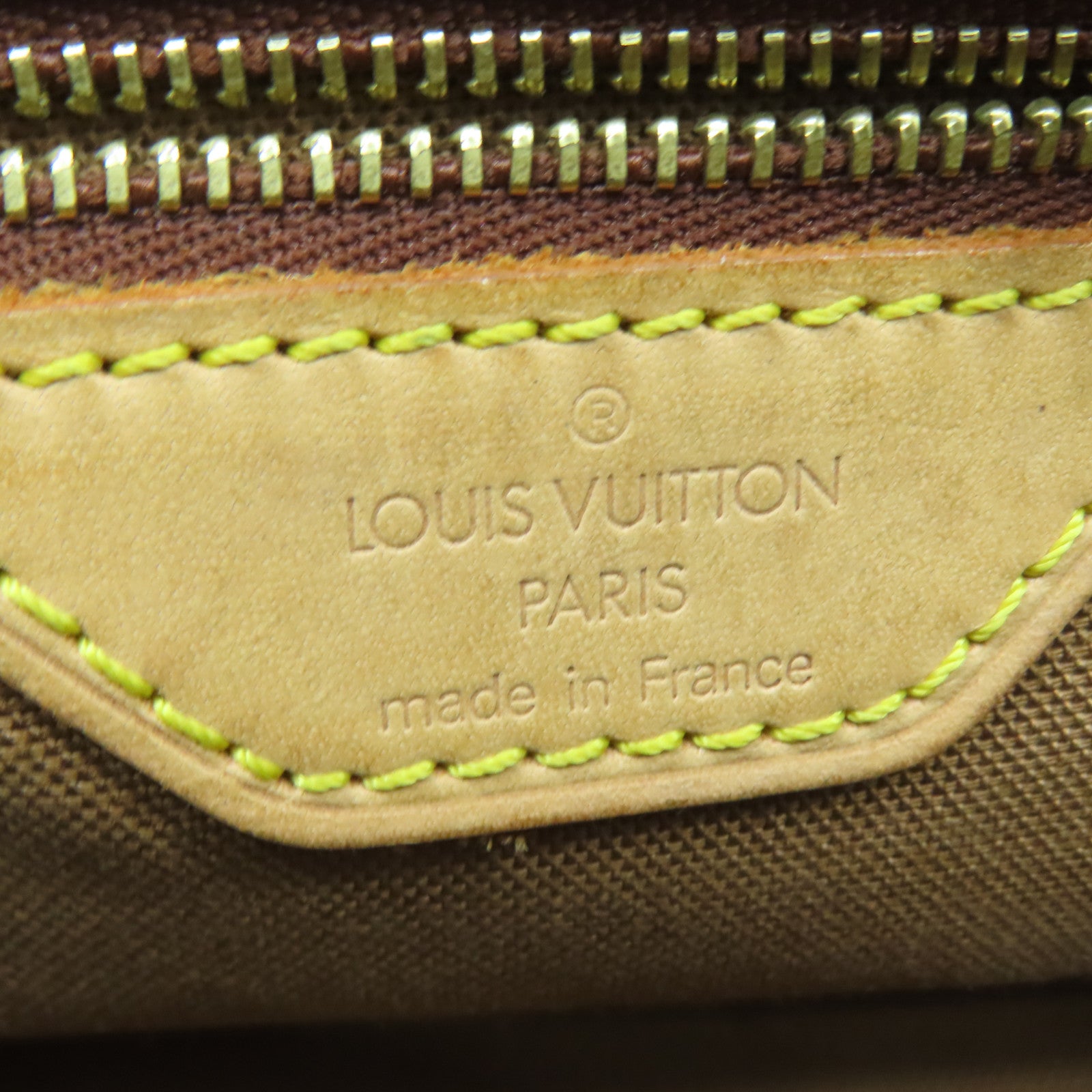 LOUIS VUITTON Monogram Trotteur金扣肩背袋啡色