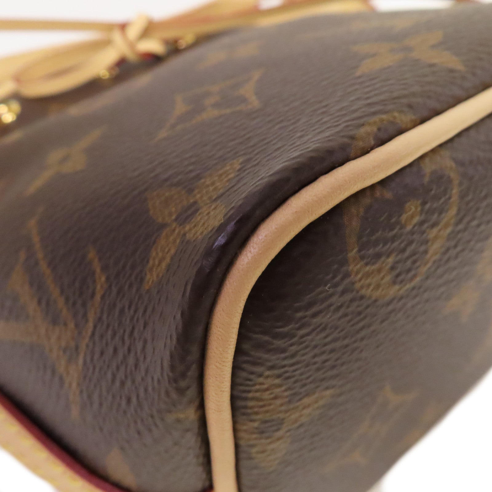 LOUIS VUITTON Monogram Nano Noe Shoulder Bag肩背袋棕色