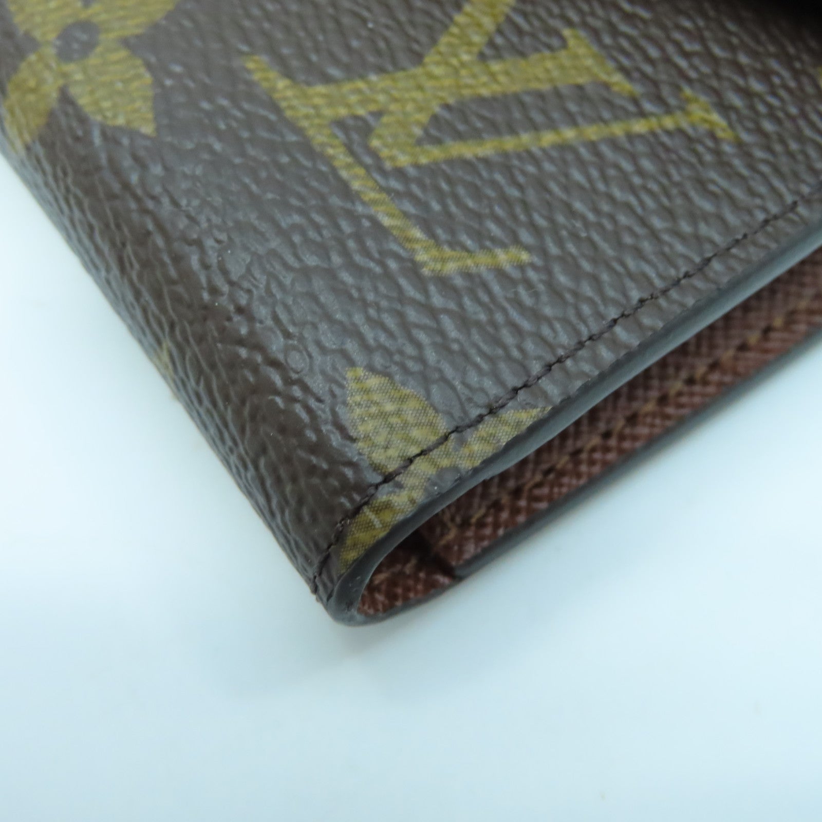 LOUIS VUITTON Monogram Victorine金扣錢包棕色