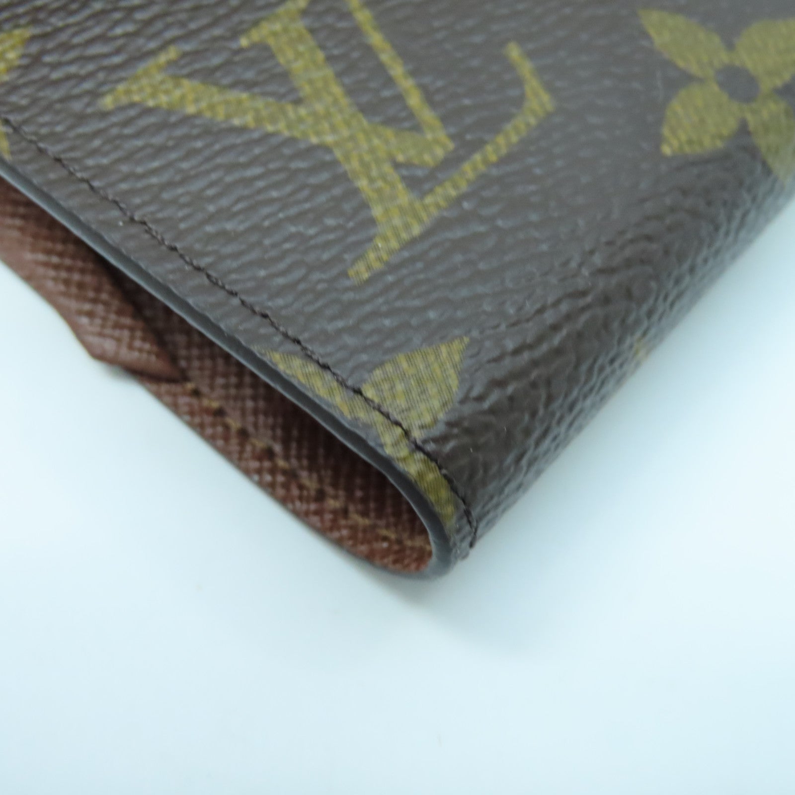 LOUIS VUITTON Monogram Victorine金扣錢包棕色