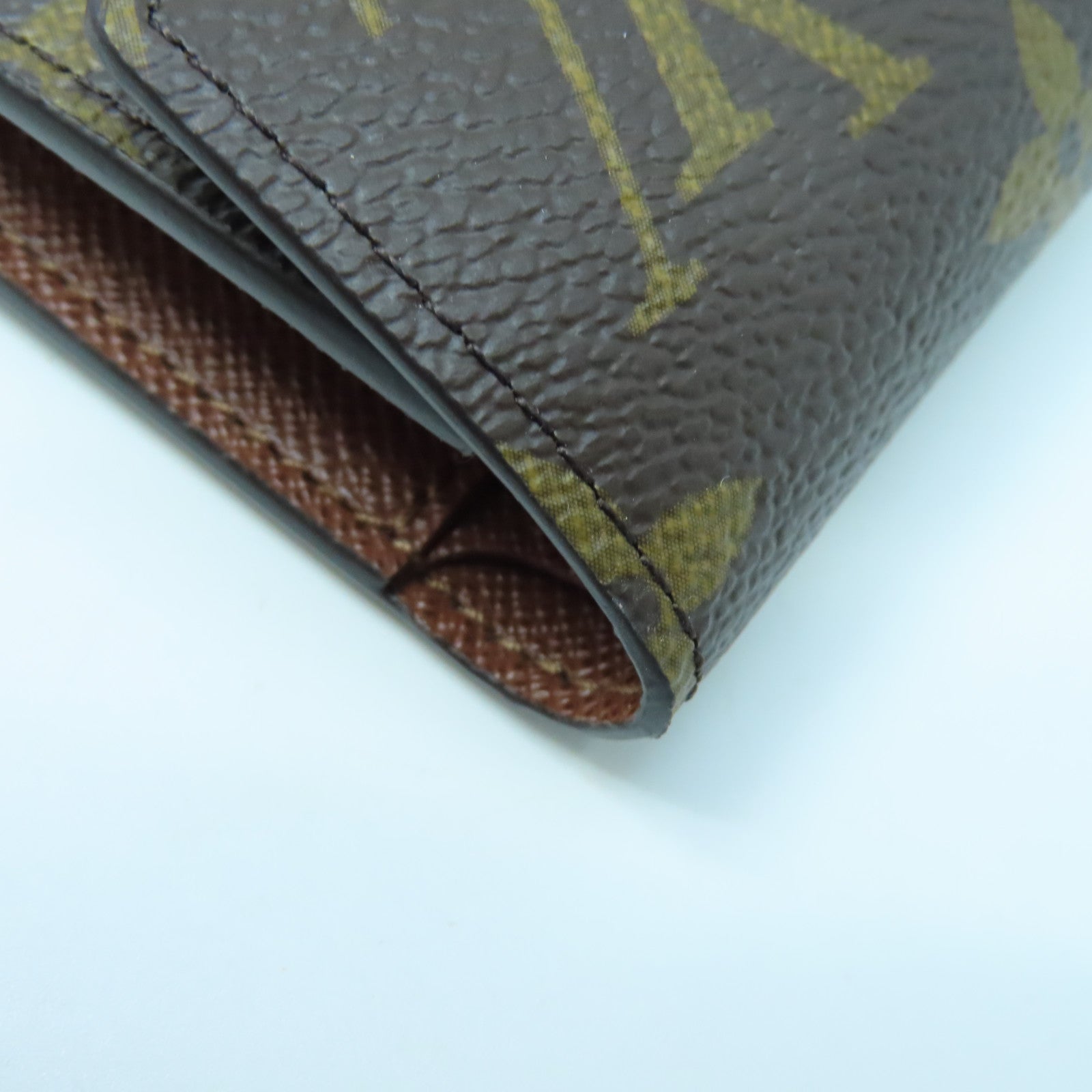 LOUIS VUITTON Monogram Victorine金扣錢包棕色