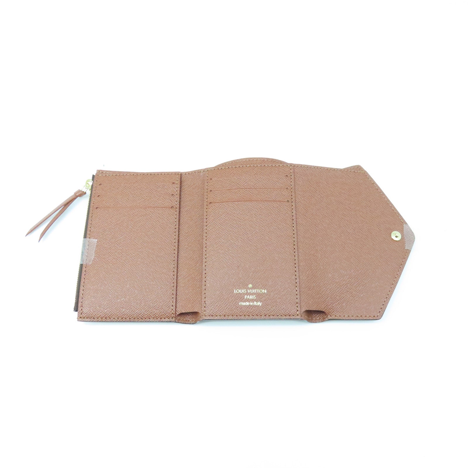 LOUIS VUITTON Monogram Victorine金扣錢包棕色