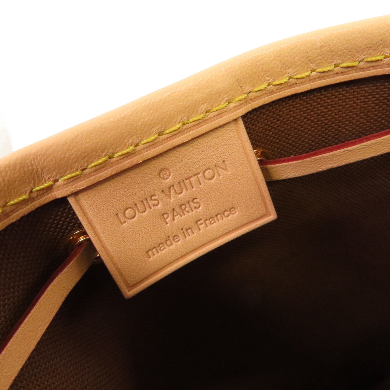 LOUIS VUITTON Monogram Nano Noe Shoulder Bag肩背袋棕色