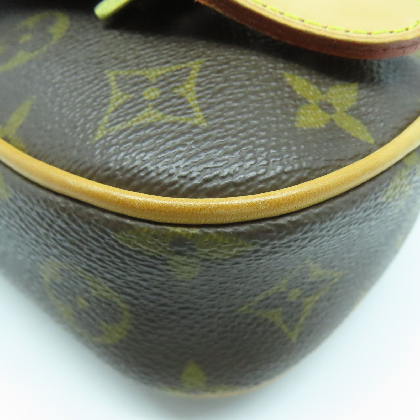 LOUIS VUITTON Monogram Pochette Gange金扣肩背袋啡色