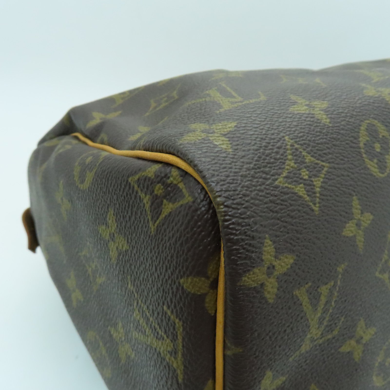 LOUIS VUITTON 【激減優惠】Monogram Speedy 30金扣手挽袋棕色